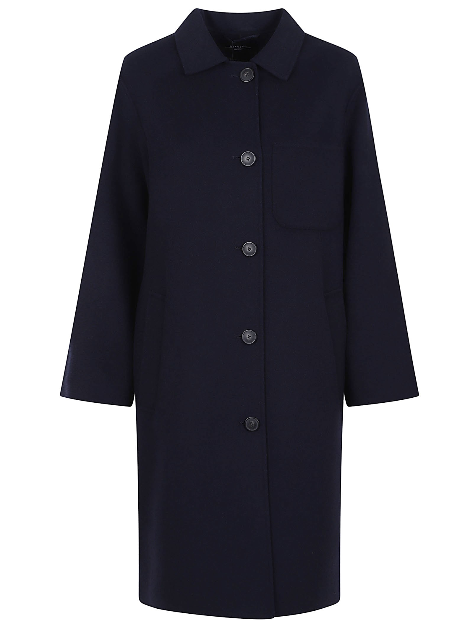 Weekend Max Mara Zenone Coat In Blue