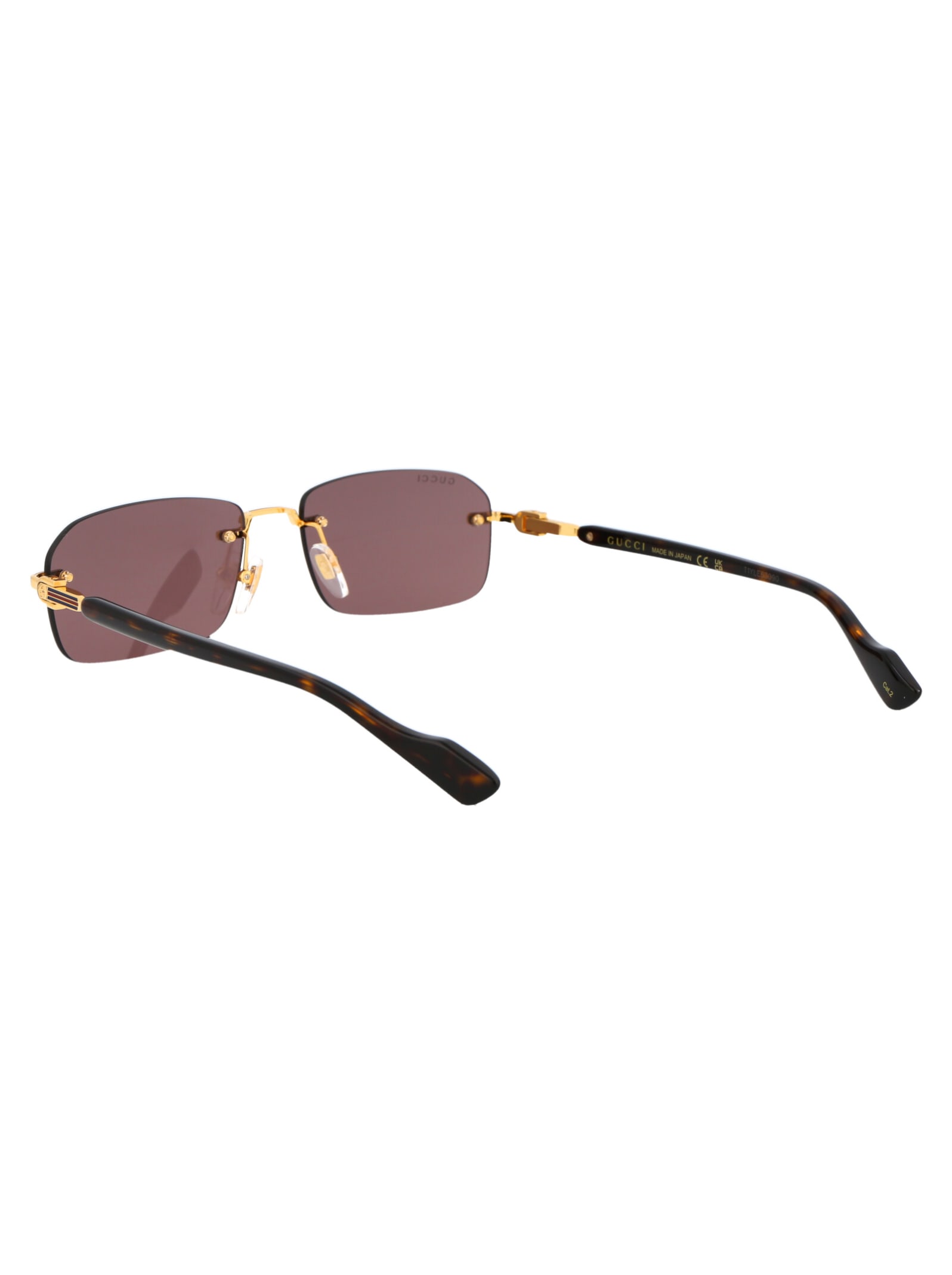 Shop Gucci Gg1221s Sunglasses In 002 Gold Havana Brown