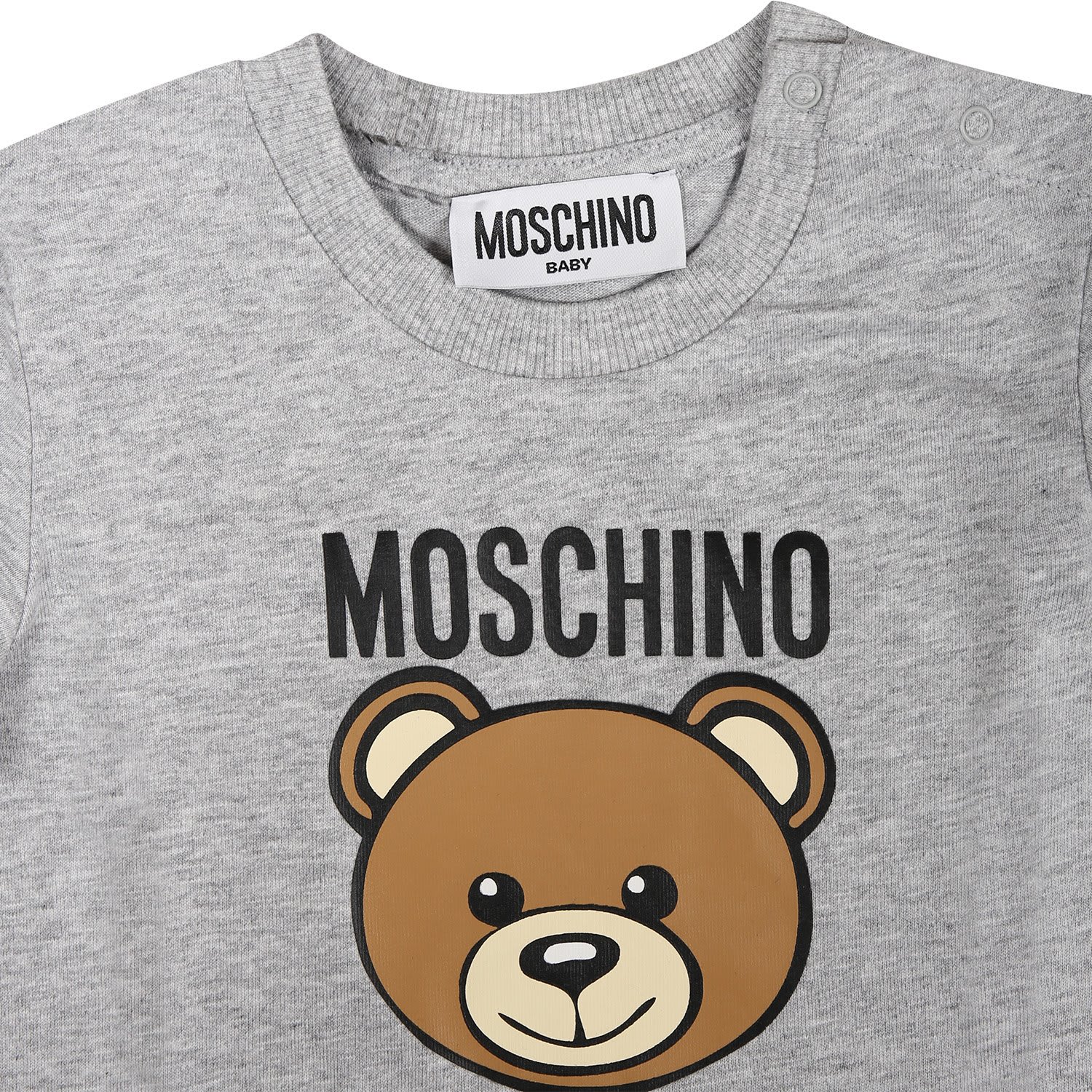 Shop Moschino Multicolor Set For Baby Boy With Teddy Bear And Logo