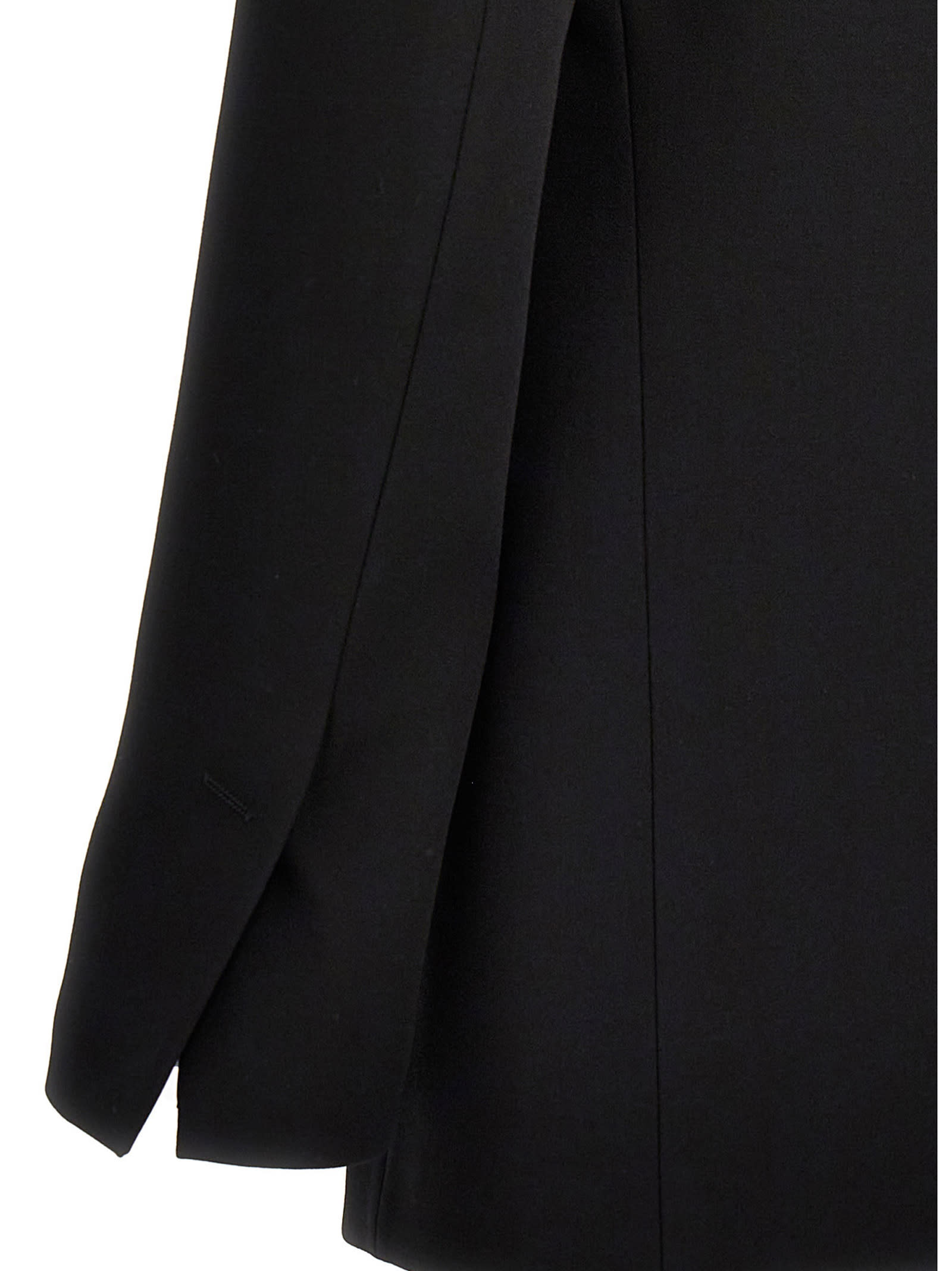 Shop Ferragamo Tuxedo Blazer Jacket In Black