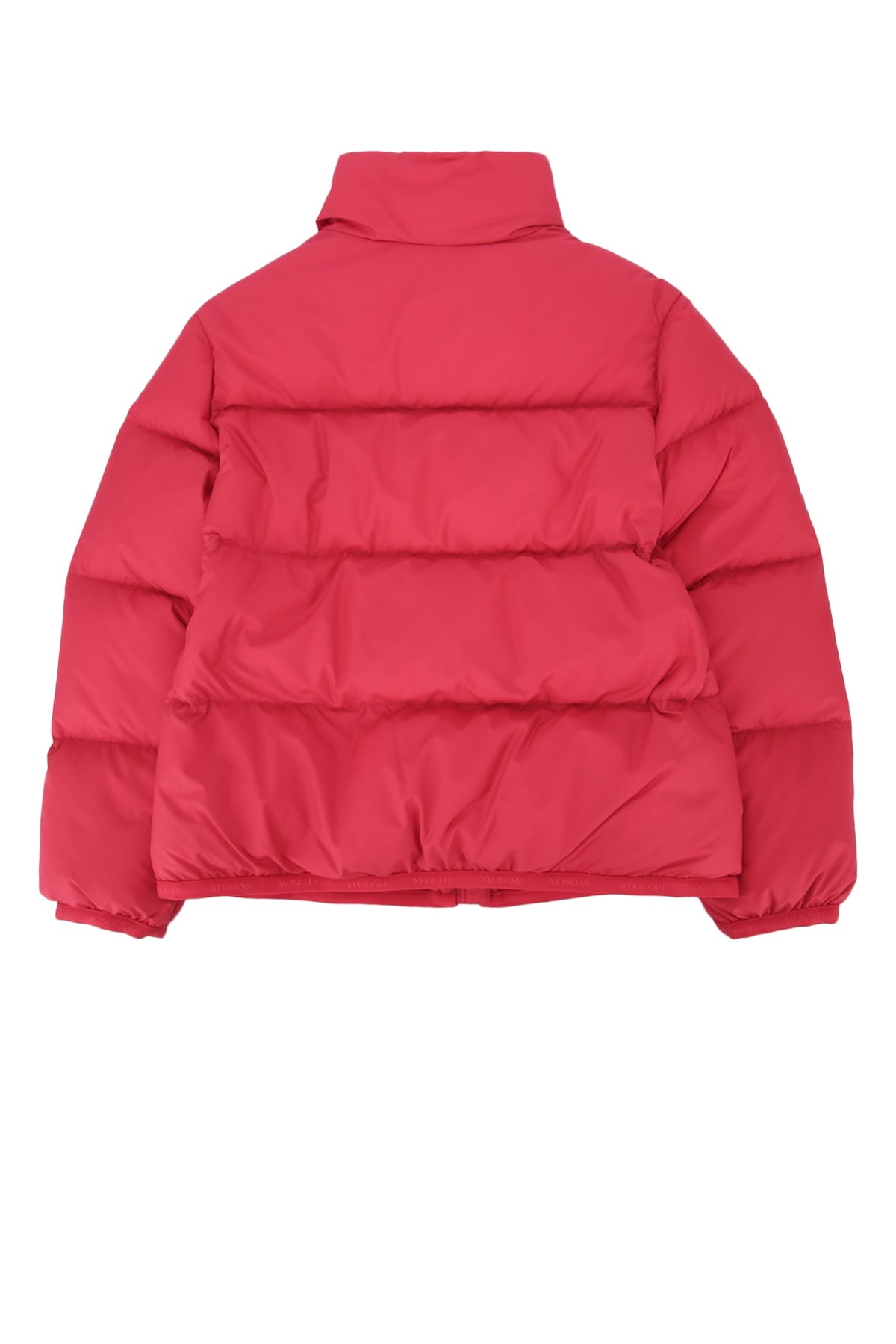 Moncler Pink Cermasa Padded Shell-down Jacket 4-14 In Red