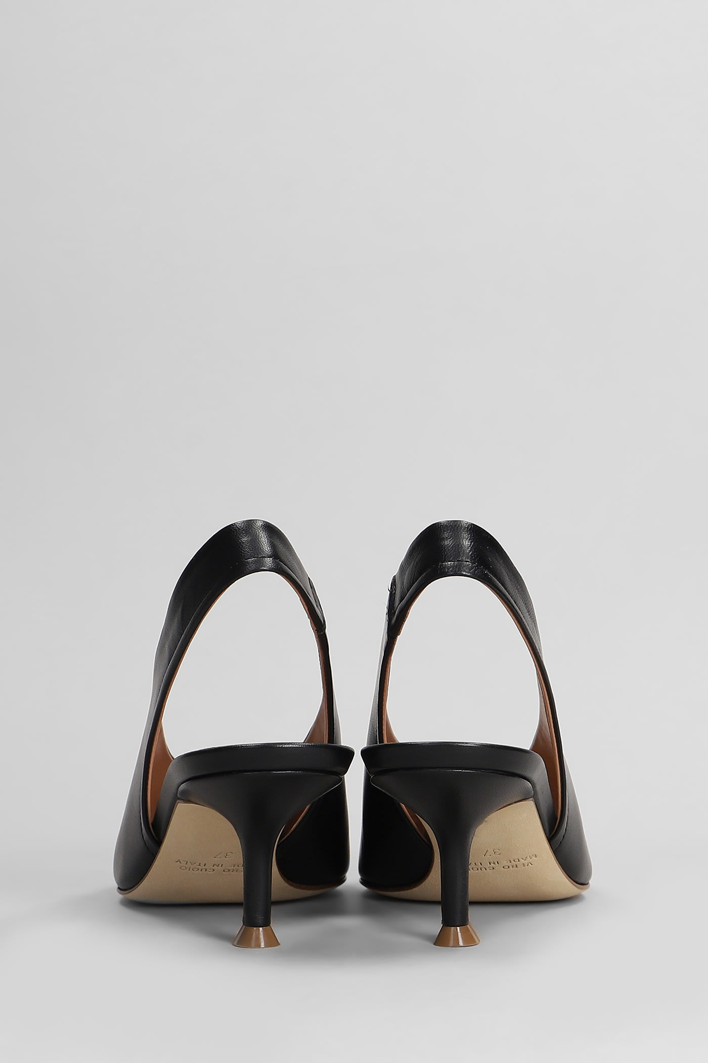 Shop Lella Baldi Pumps In Black Leather