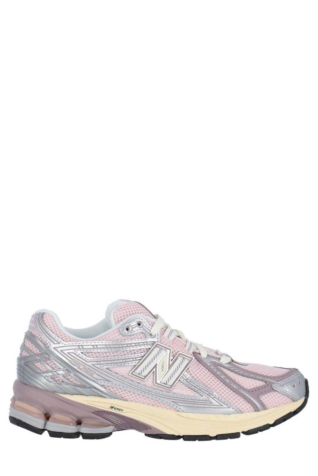 New Balance Pink Low Top Sneakers With Logo Patch On Side And Tongue And Perforated Panels In Tech Fabric Unisex In Multi