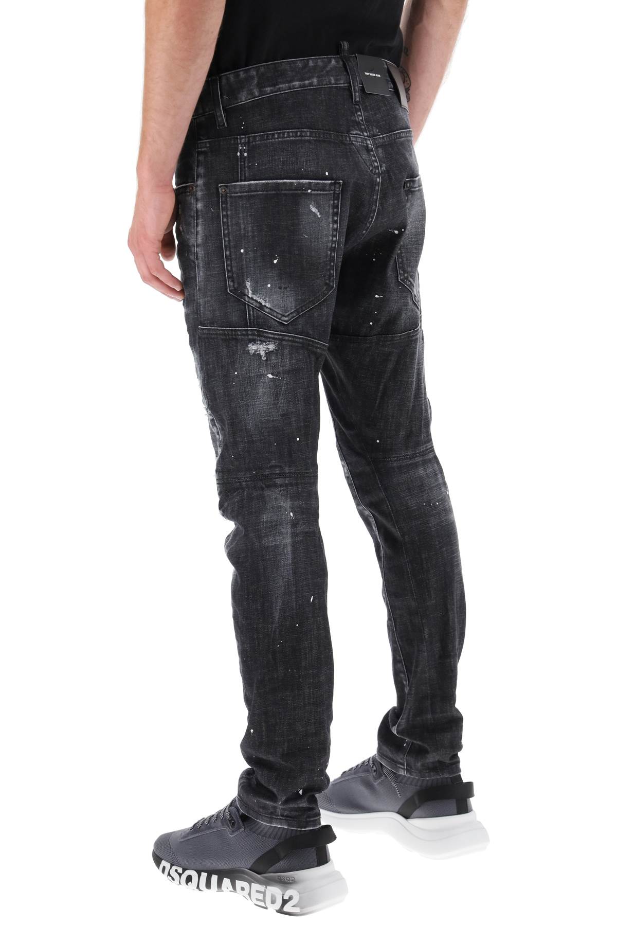 DSQUARED2 BROTHERS TIDY BIKER jeans スリム-