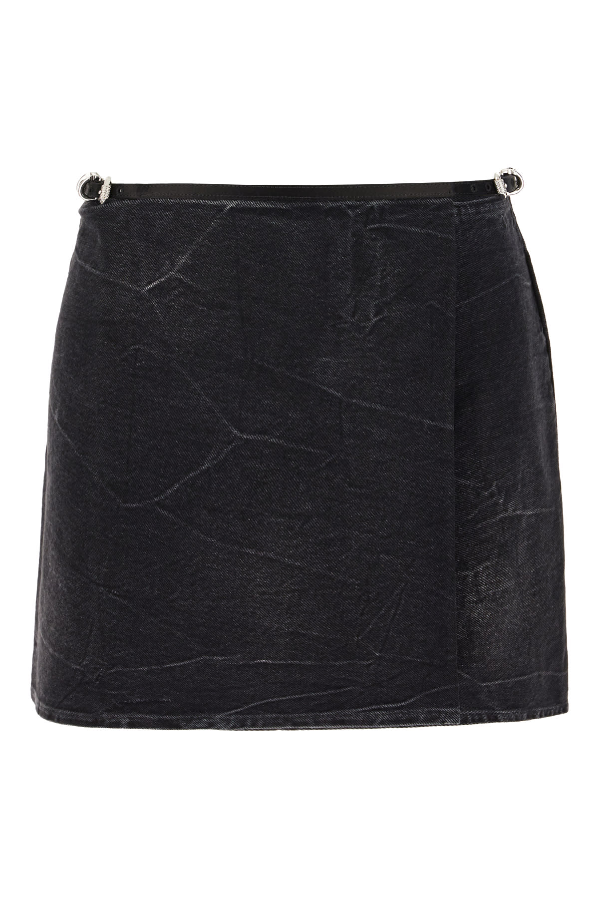 Givenchy Black Denim Mini Skirt