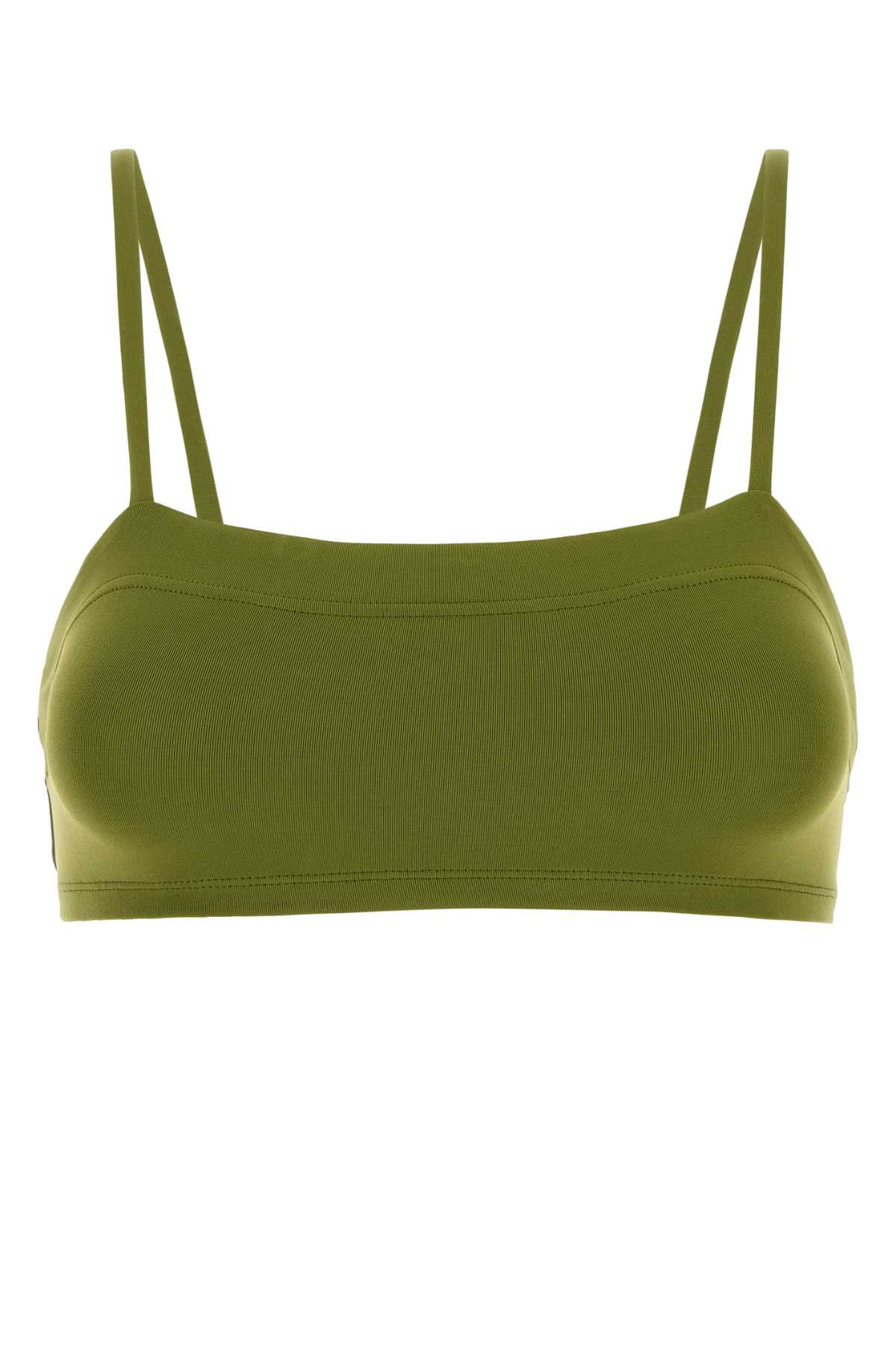 Green Stretch Nylon Azur Bikini Top