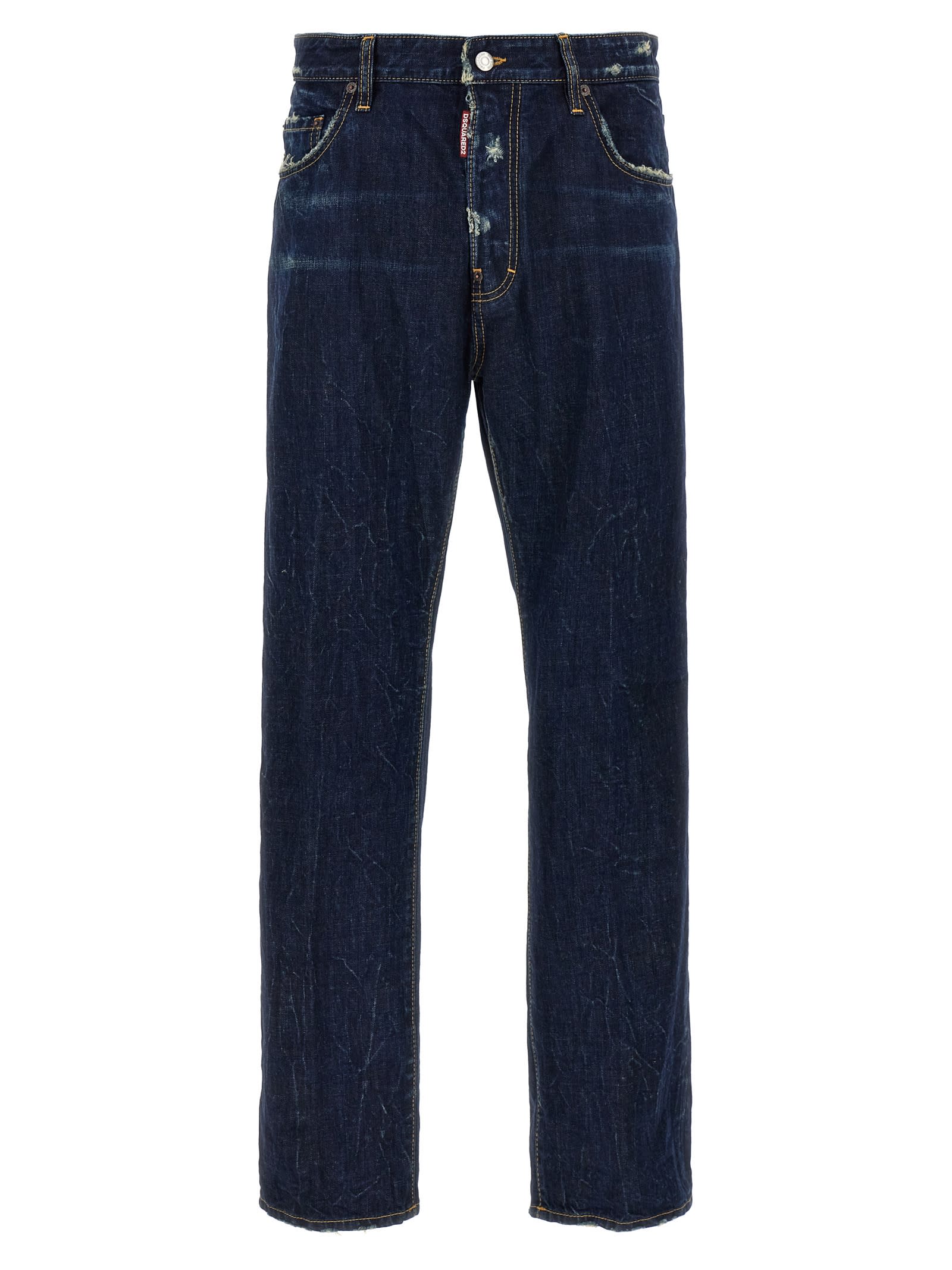 Shop Dsquared2 642 Jeans In Blue