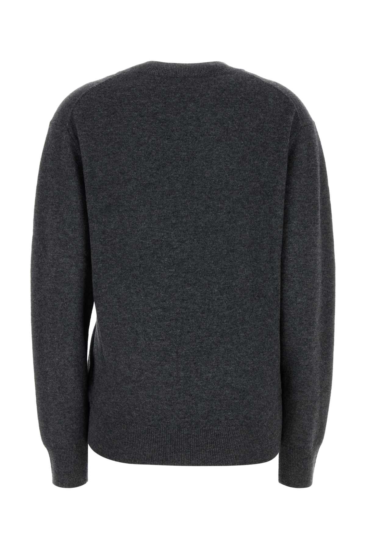 Isabel Marant Ilaria Wool And Cashmere Blend Sweater In Anthracite