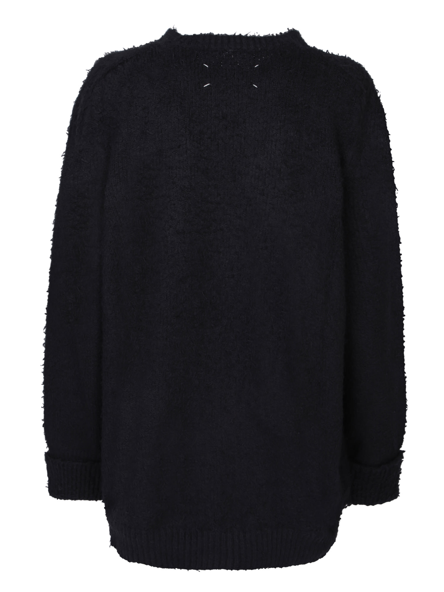 Shop Maison Margiela Brushed Jumper In Black