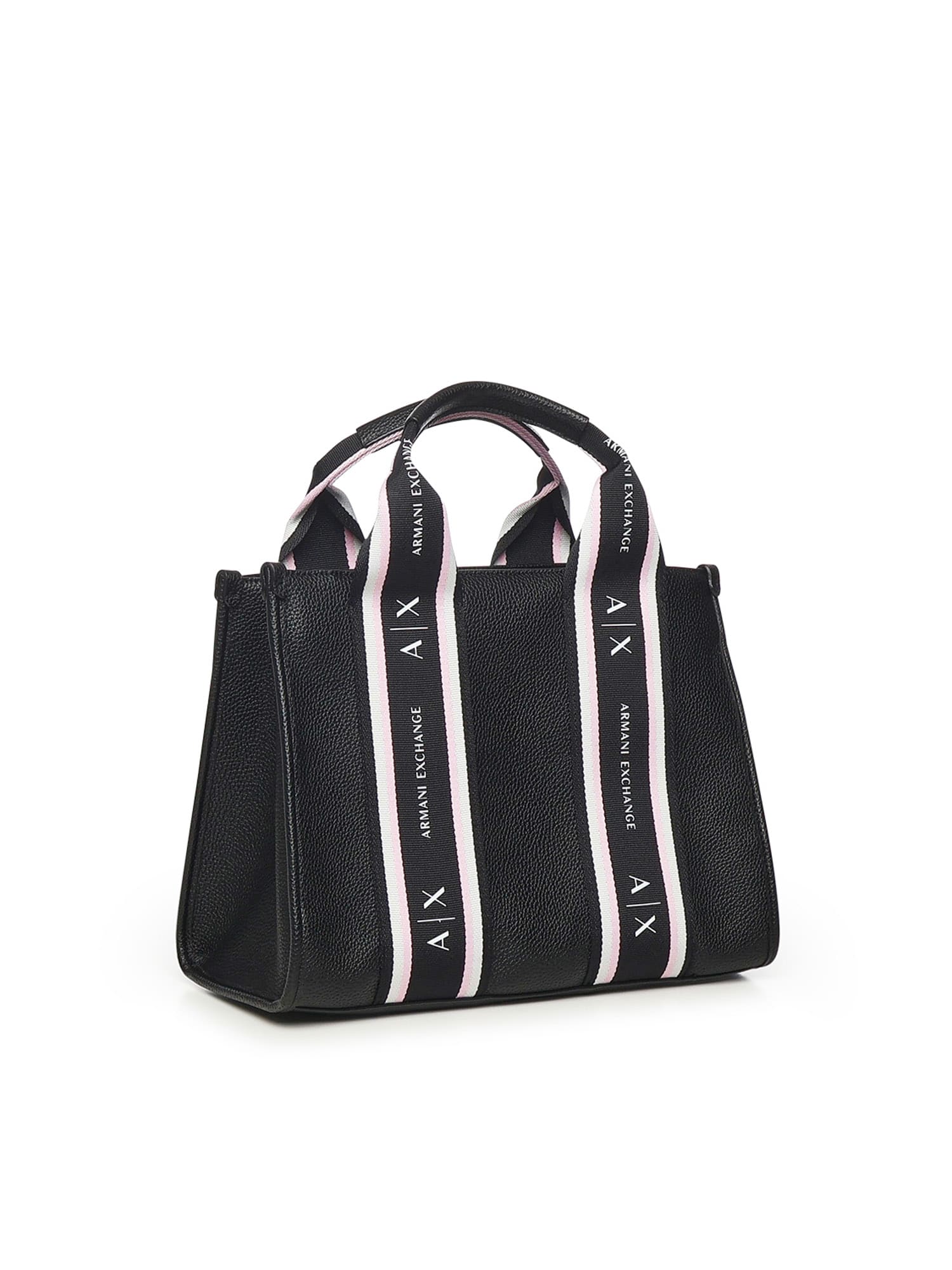 Armani Exchange Shopper Bag With Contrasting Bands