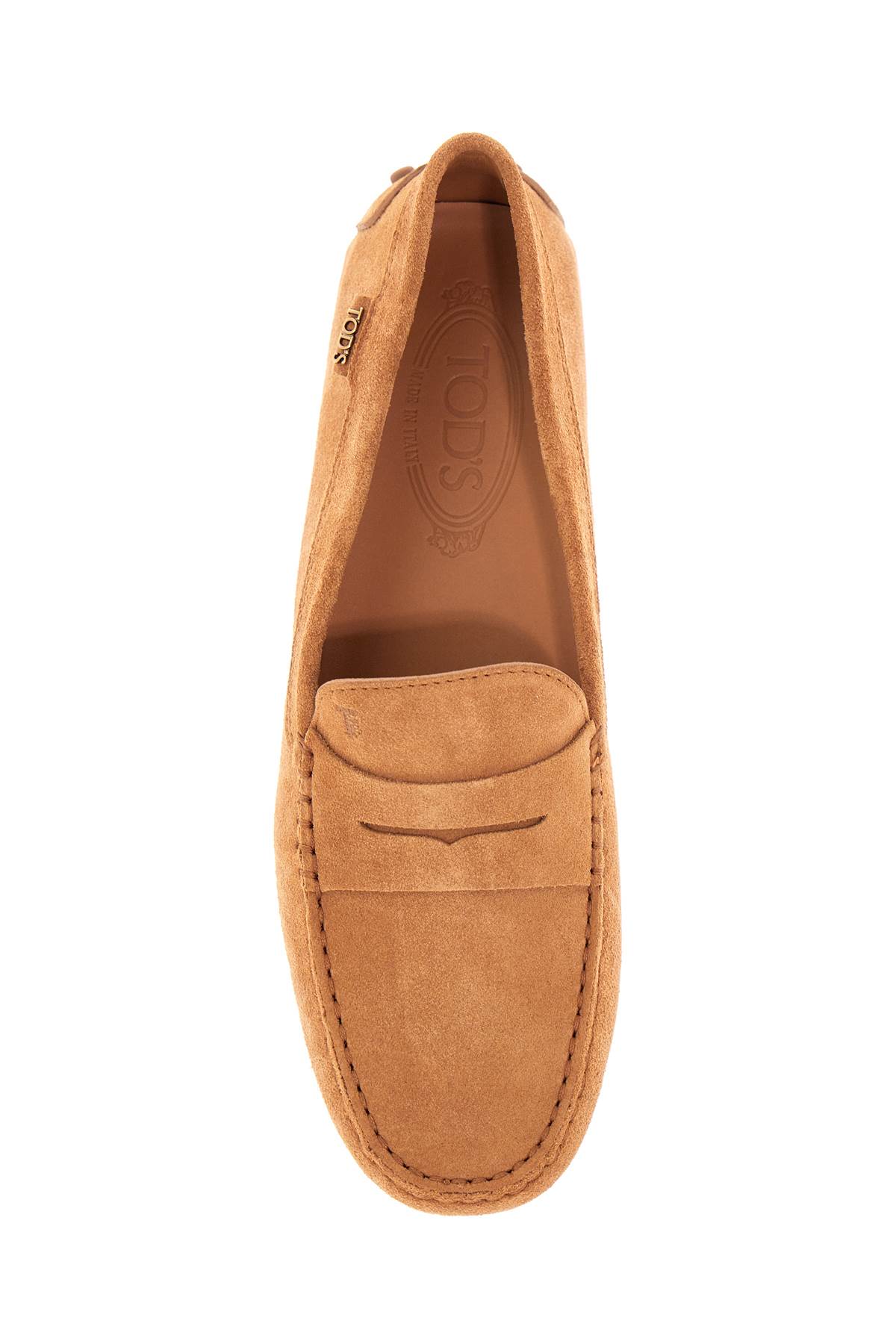 Tod's Suede Leather Loafer In Cuoio (brown)