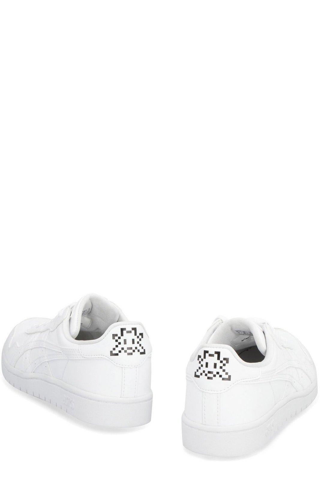 Shop Comme Des Garçons Shirt X Asics Low-top Sneakers In Bianco