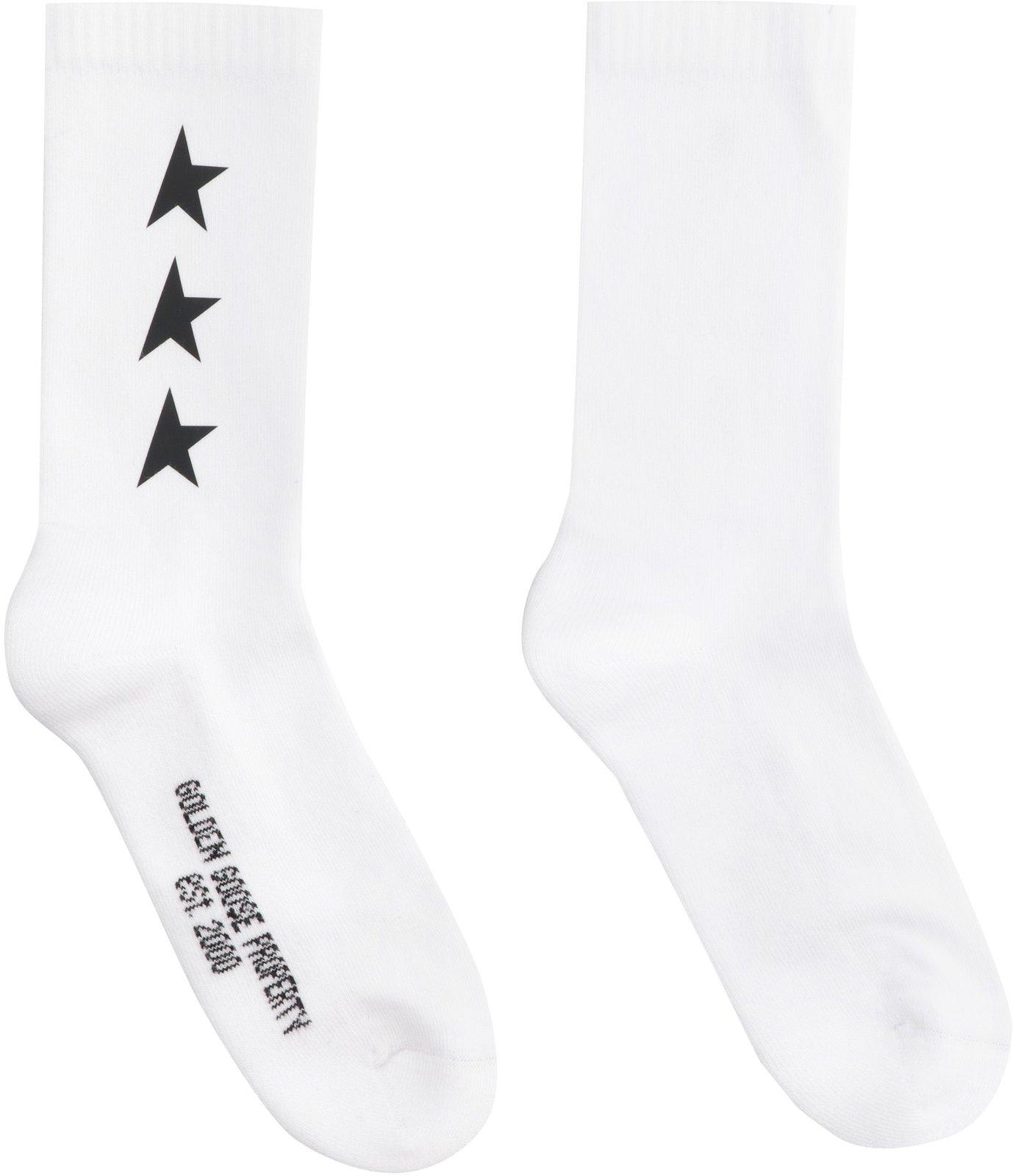 Golden Goose Star Detailed Socks