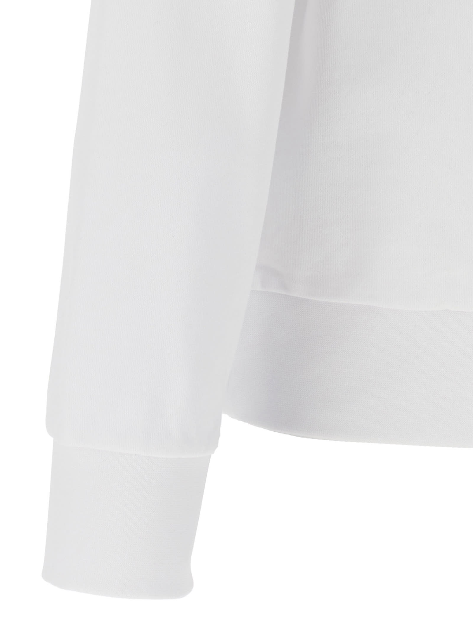 Hugo Boss Soleri 120 Sweatshirt White In White
