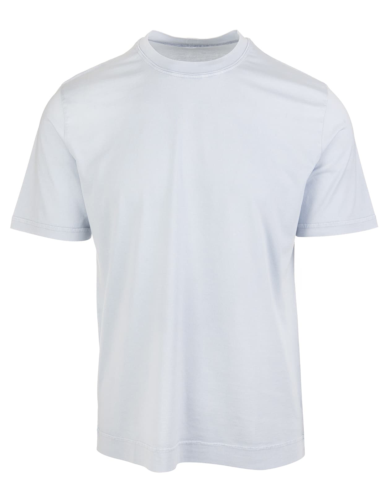 Fedeli Man Basic T-shirt In Cloud Organic Cotton