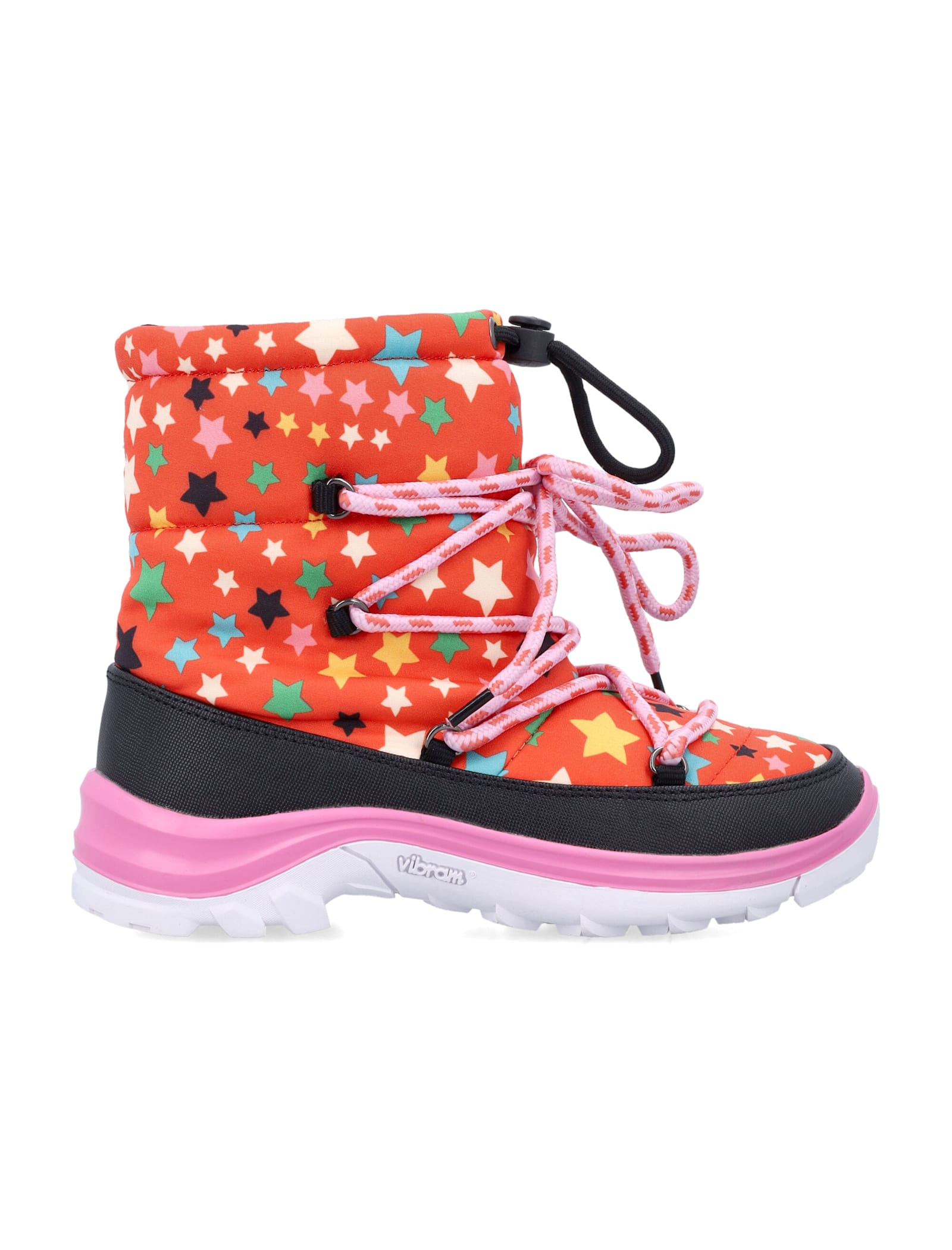 Shop Stella Mccartney Kid - Star Pattern Snow Boots In Multi