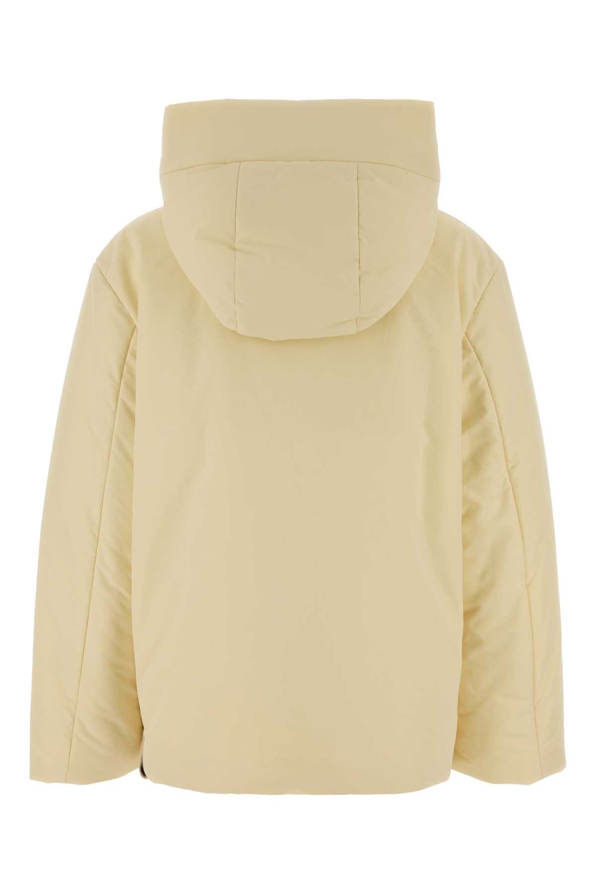 Jil Sander Padded Down Jacket Featuring Hood In Multi