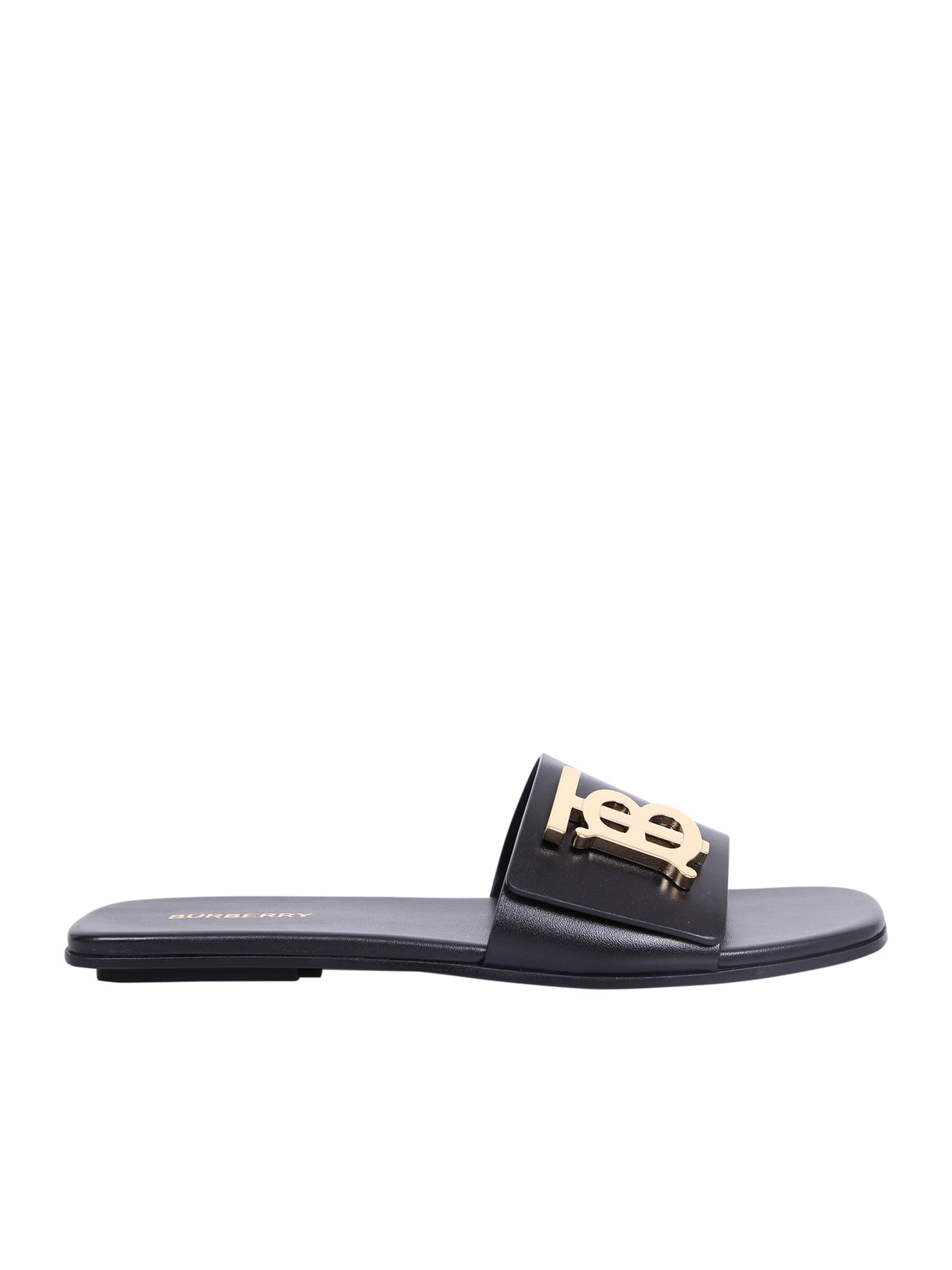 Burberry Monogram Leather Sandals