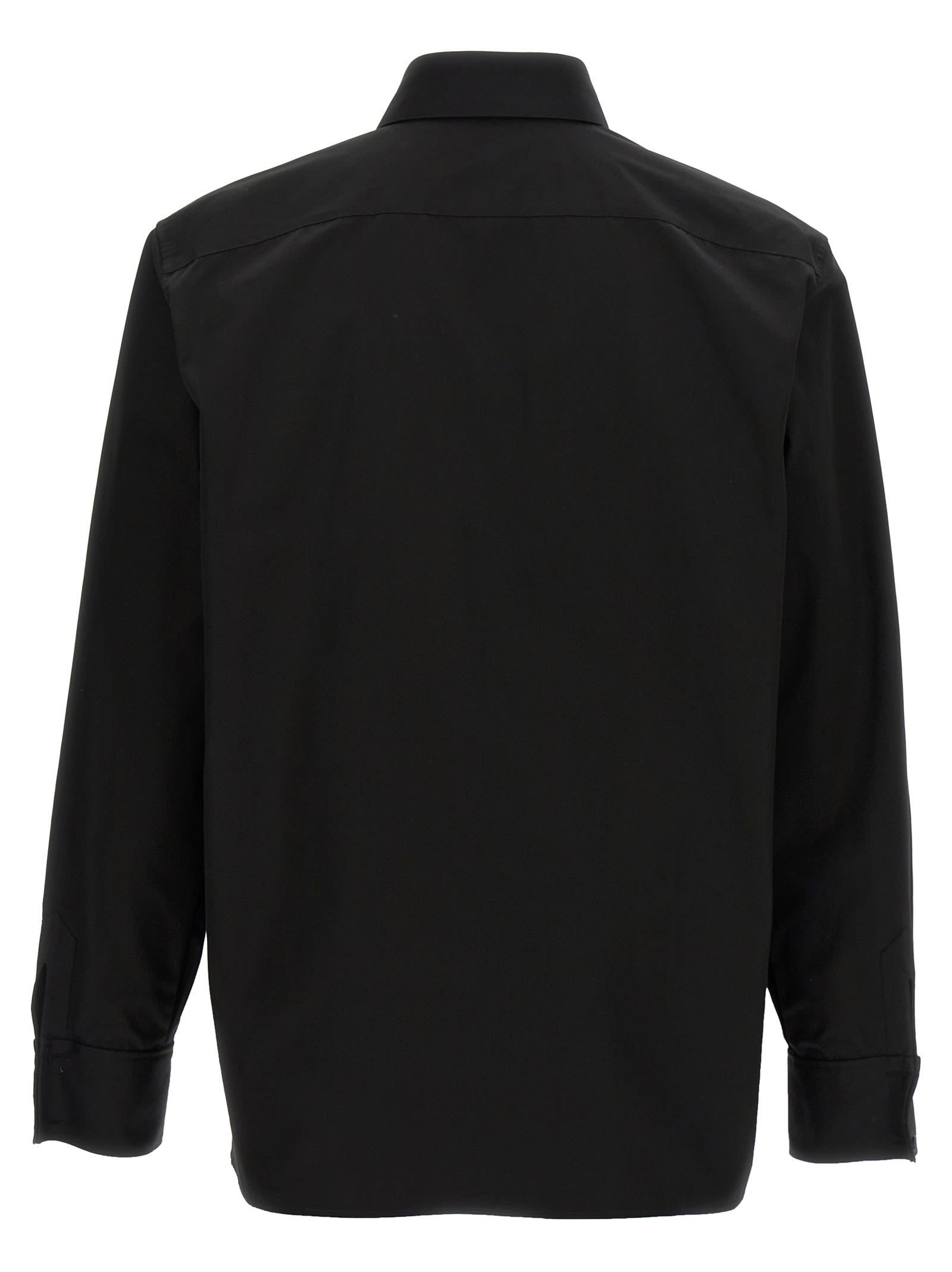 Saint Laurent Cassandre Shirt In Black