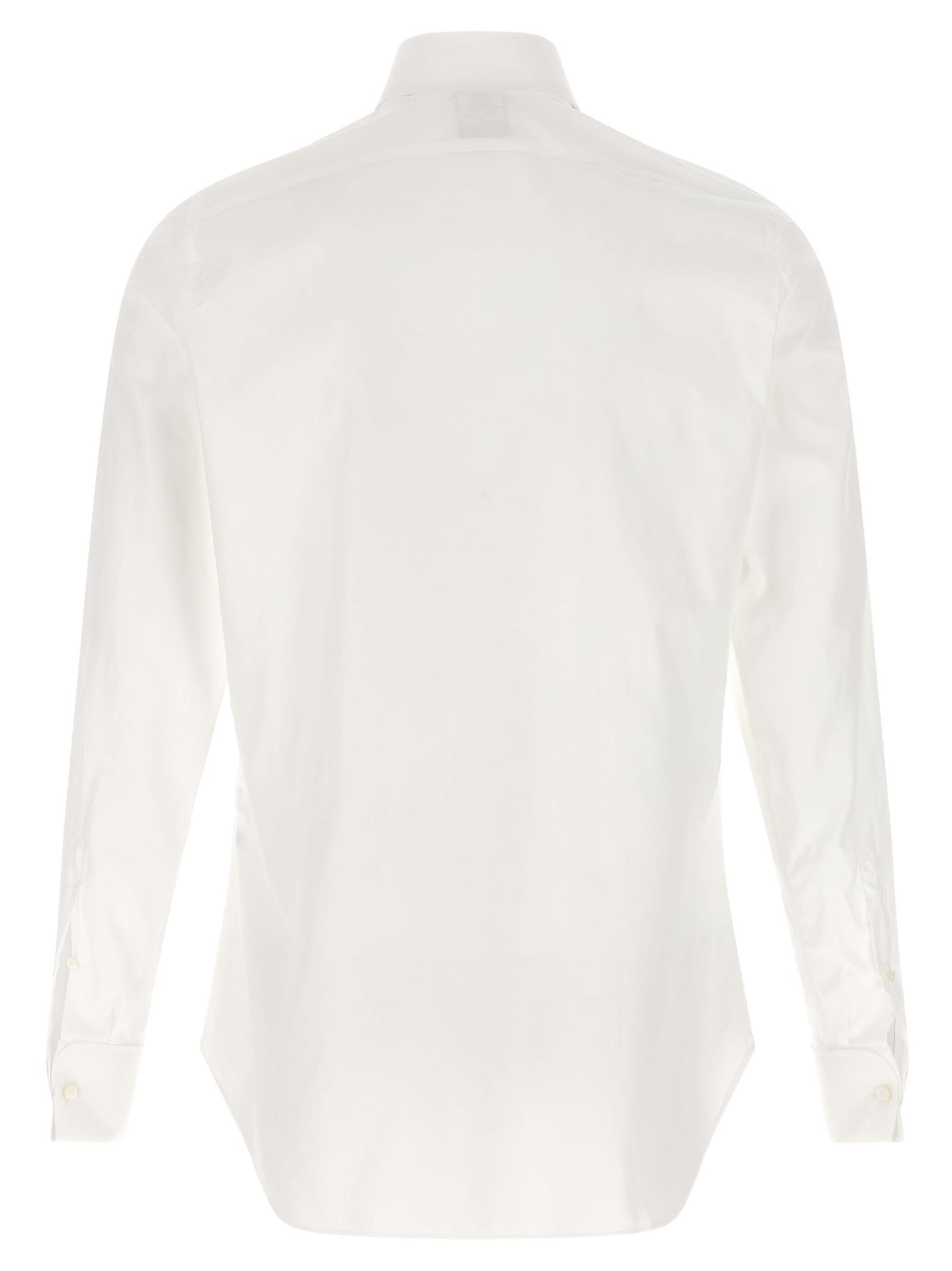 Finamore 1925 Eduardo Shirt And Blouse White In White