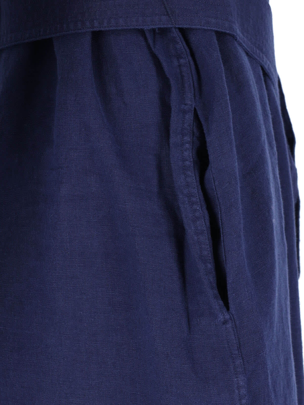 Polo Ralph Lauren Chemisier Midi Dress In Blue