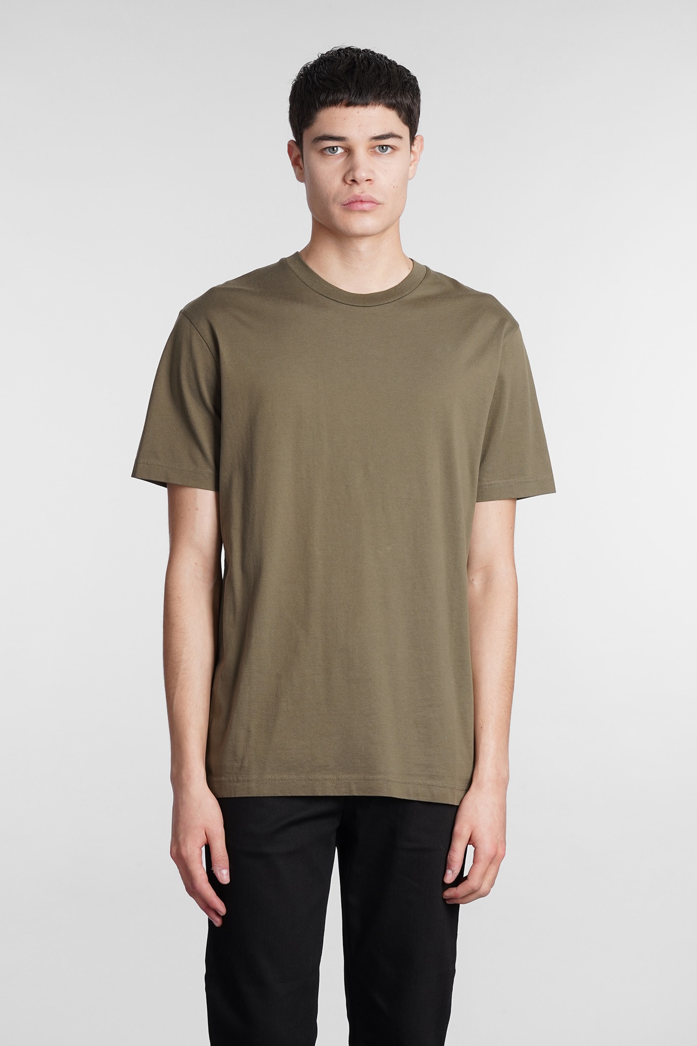 Acne Studios T-shirt In Taupe Cotton