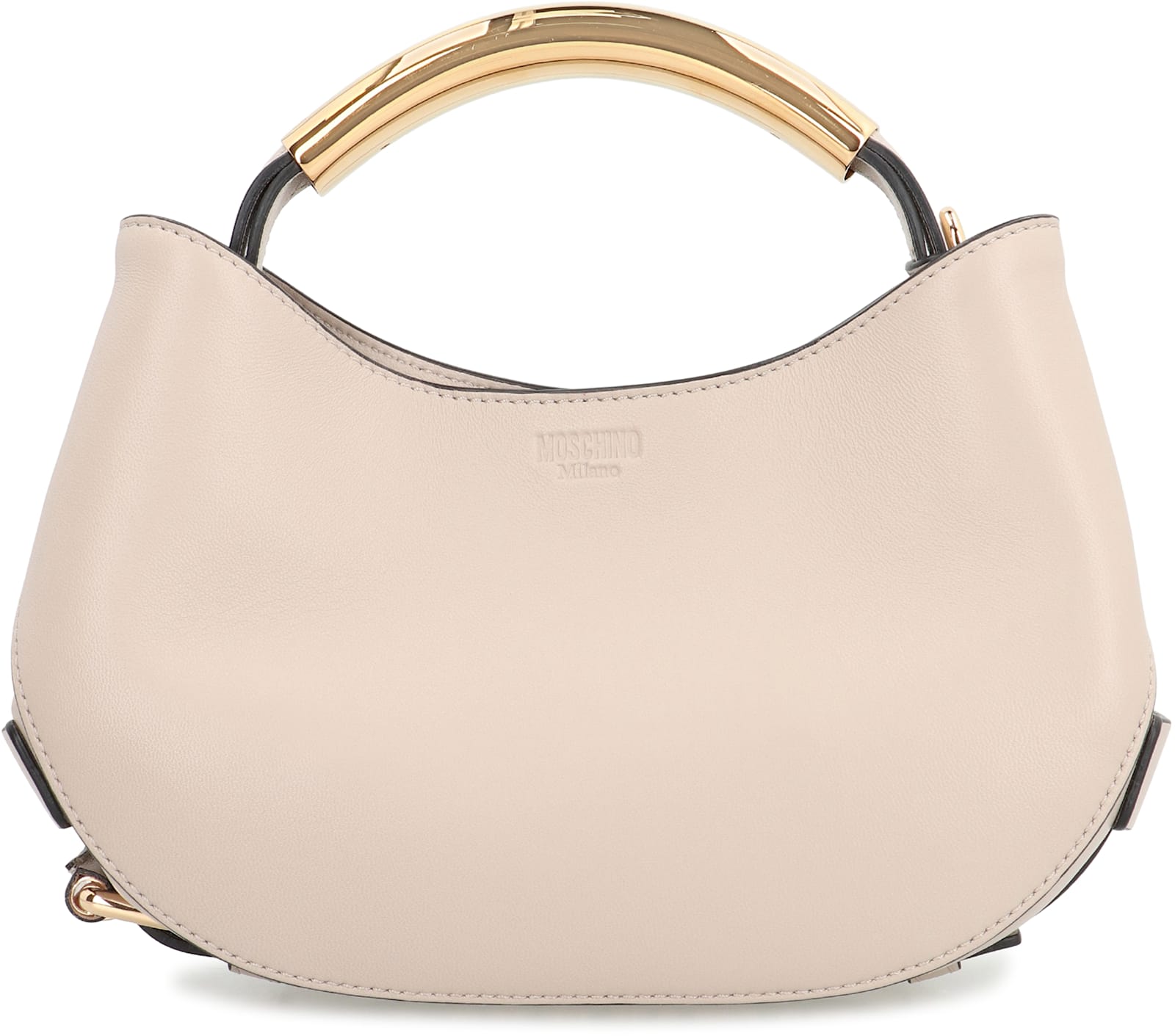 Moschino Top Handle Shoulder Bag In White