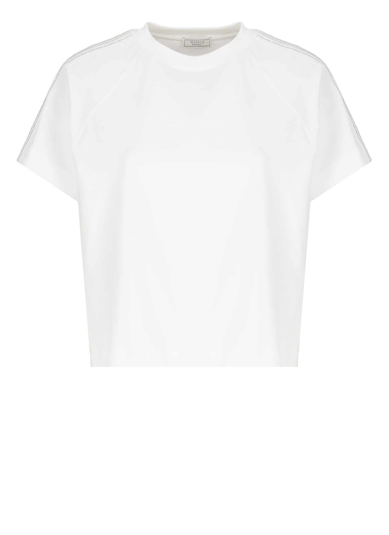 Peserico Sheer Crewneck Knitwear Raglan Sleeves