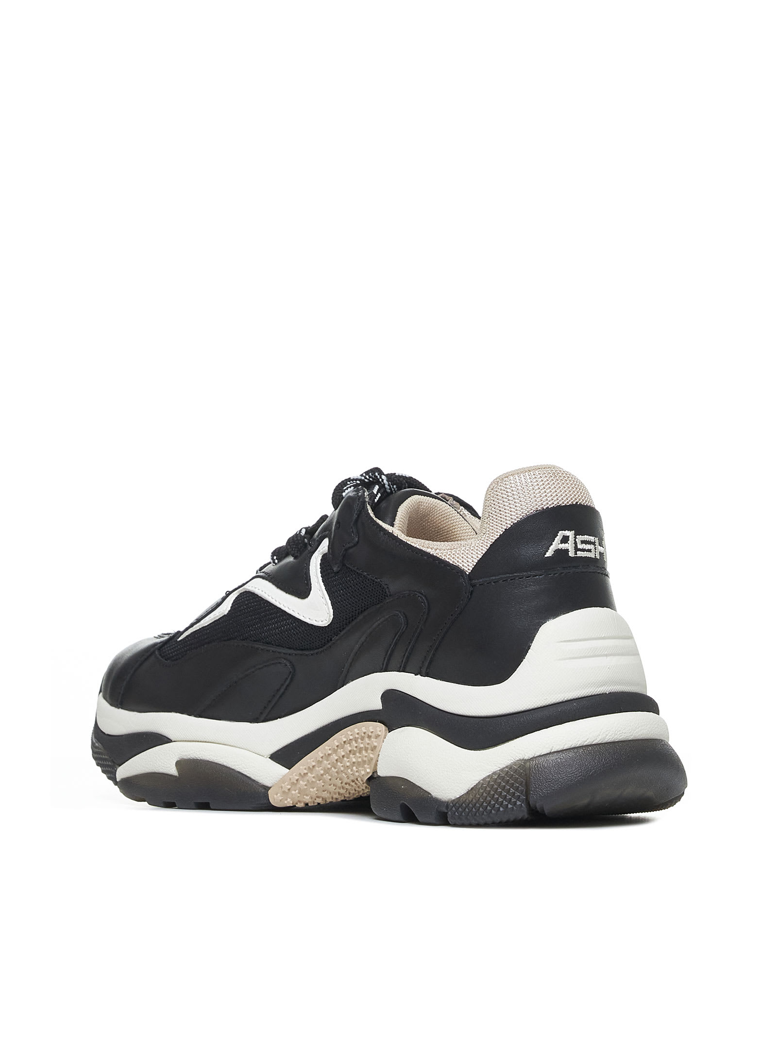 Shop Ash Sneakers In Blk/eggnug/pristin