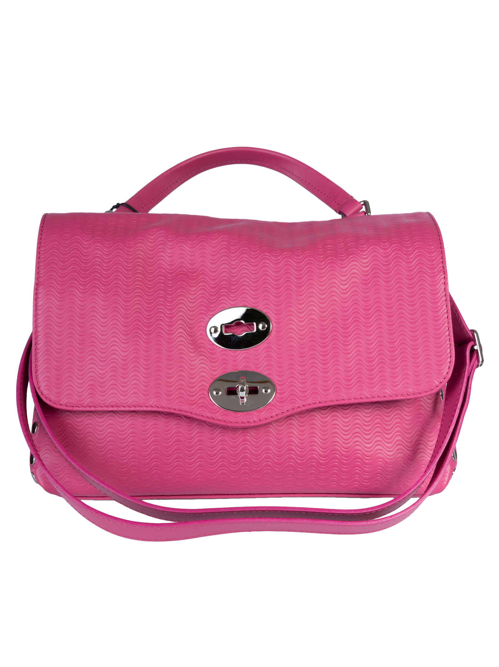 Zanellato Postina Cachemire Blandine Luxet Shoulder Bag In Pink Fuchsia