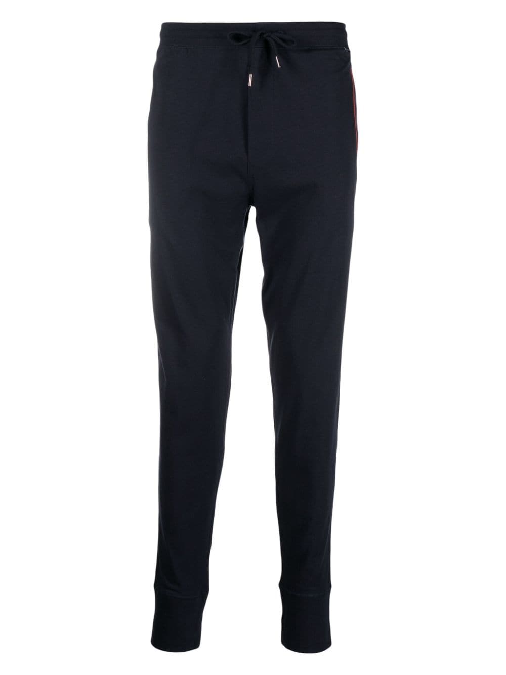 Paul Smith Classic Tailored Black Trousers With Silhouette In Blue