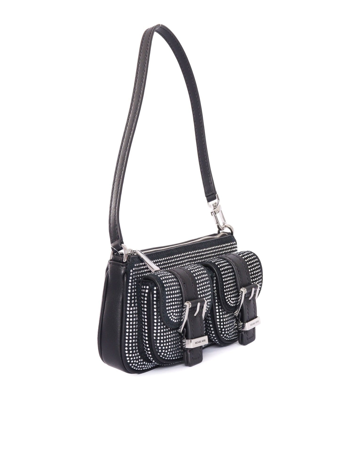 Michael Kors Sm Conv Pouchette In Black