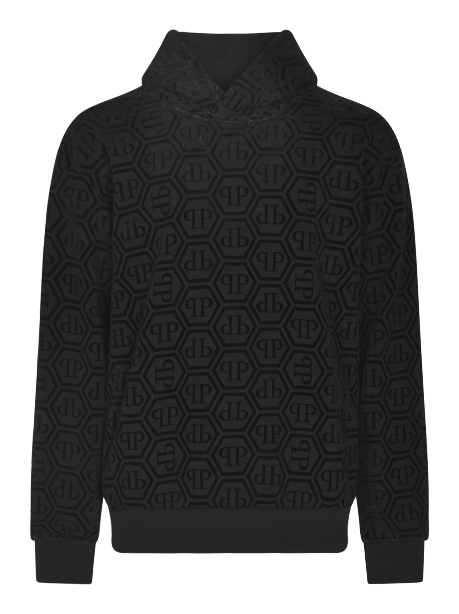 Shop Philipp Plein Hoodie Sweatshirt In Black