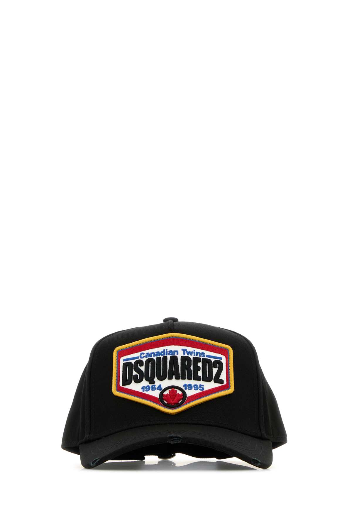 Dsquared2 Black Cotton Baseball Cap