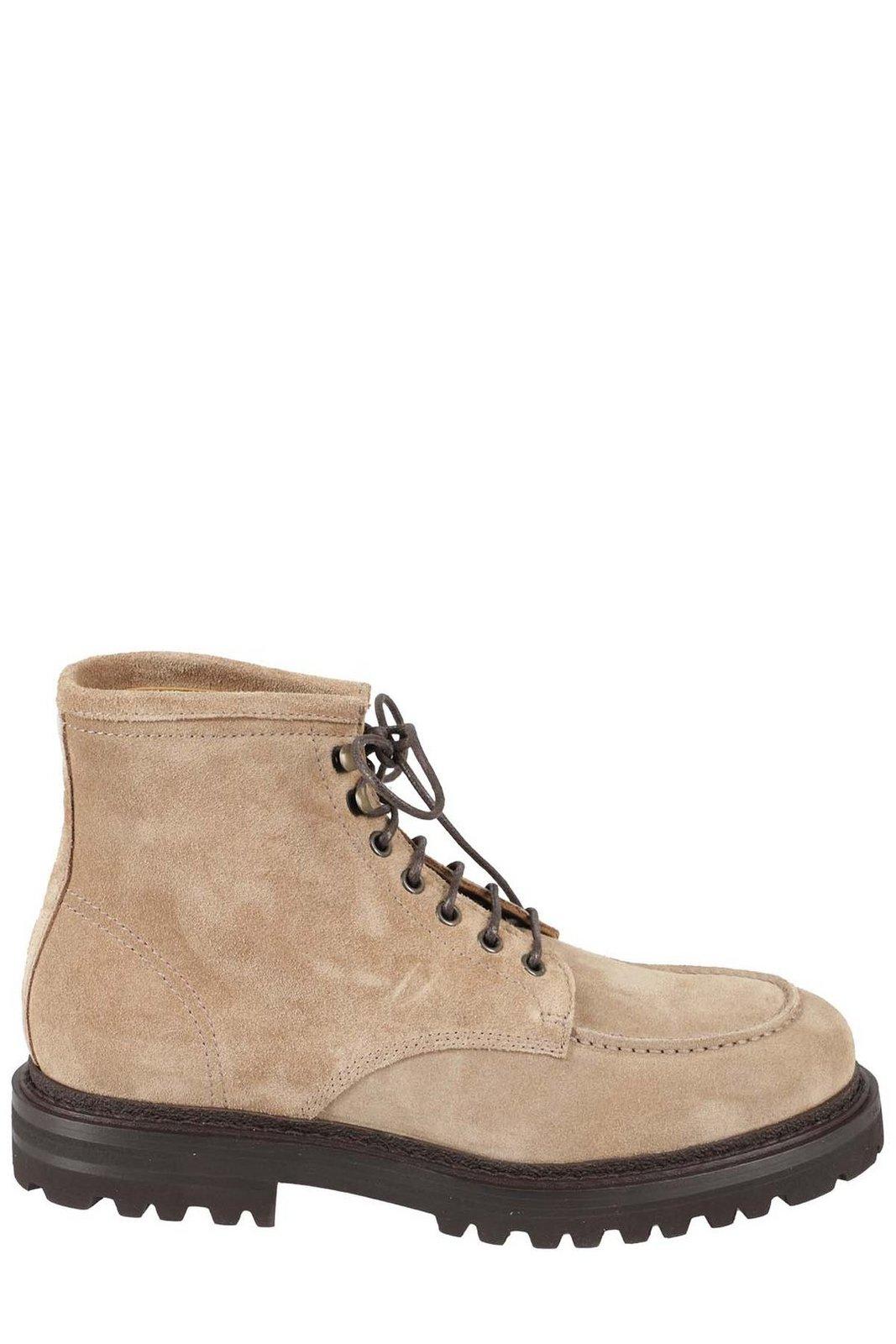 Brunello Cucinelli Laced-up Ankle Boots