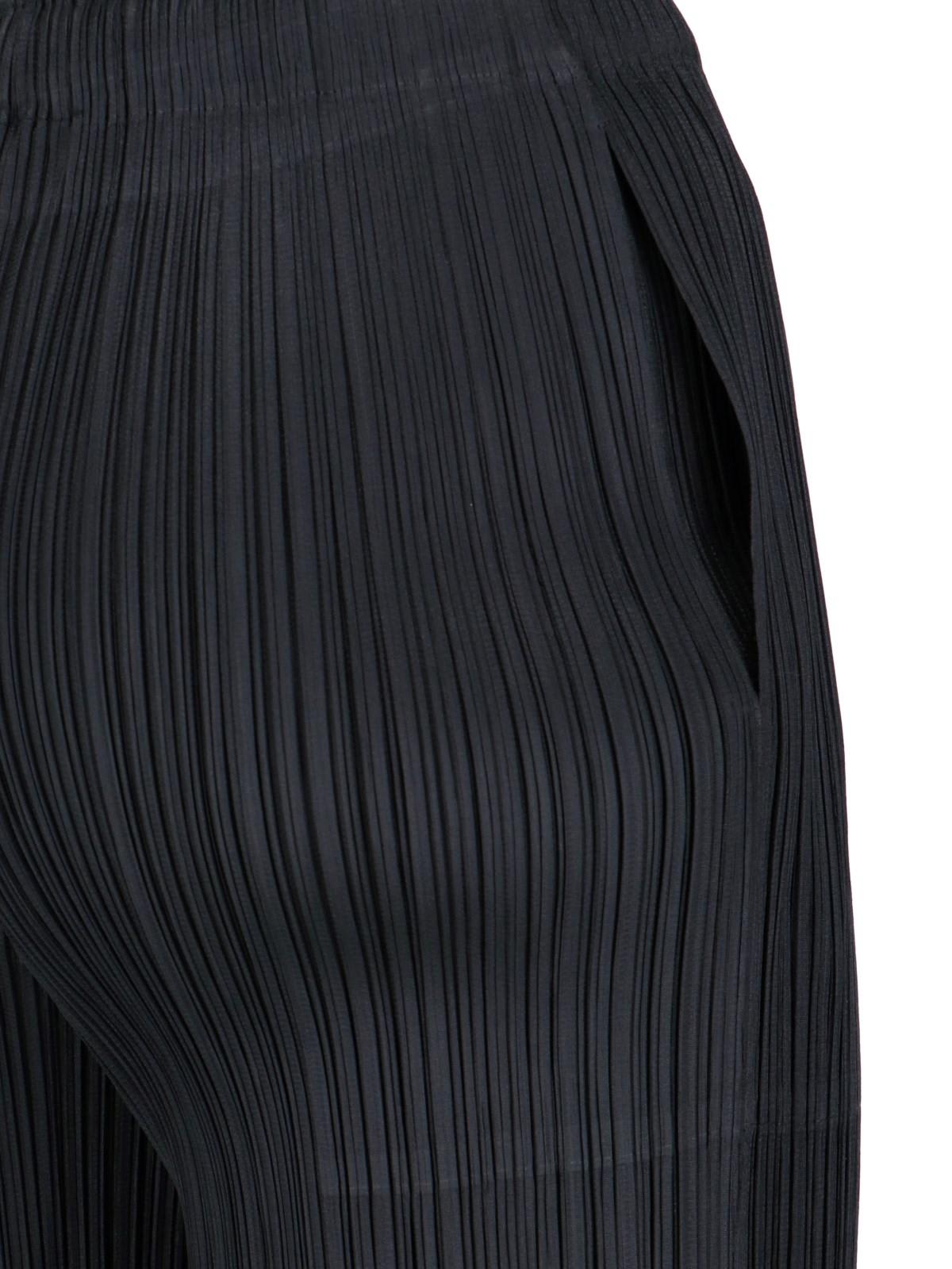 Shop Issey Miyake February Trousers In Black