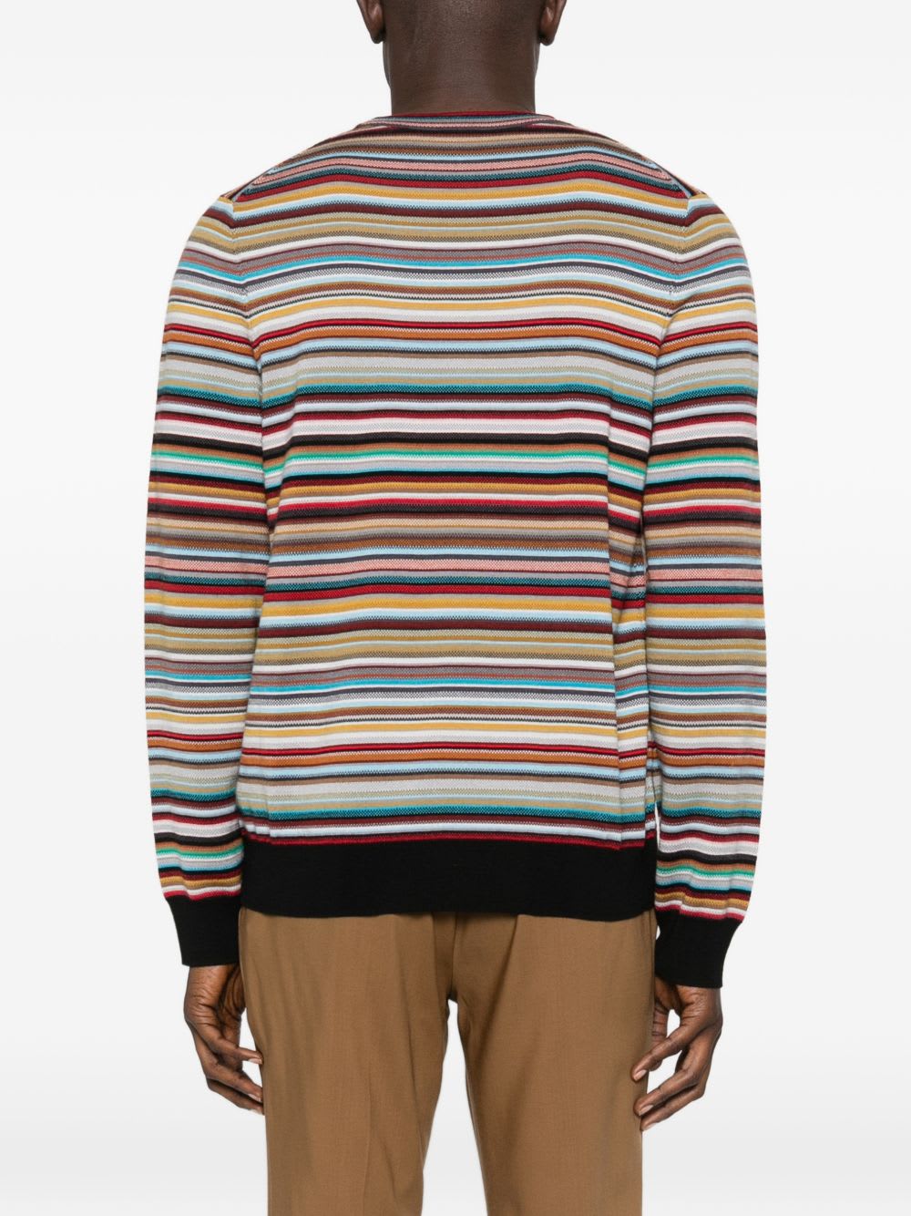 Paul Smith Signature Stripe Wool Sweater In Multi