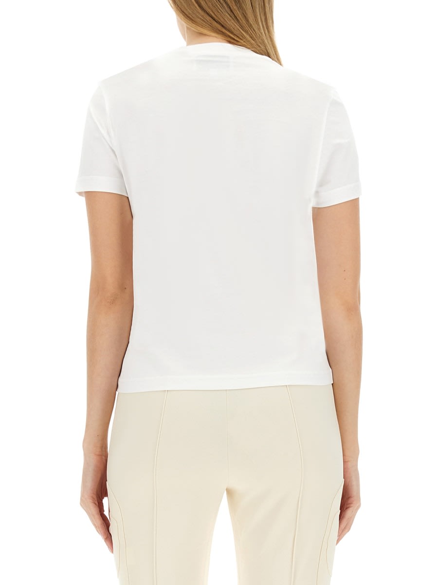 Shop Casablanca Slim Fit T-shirt In White