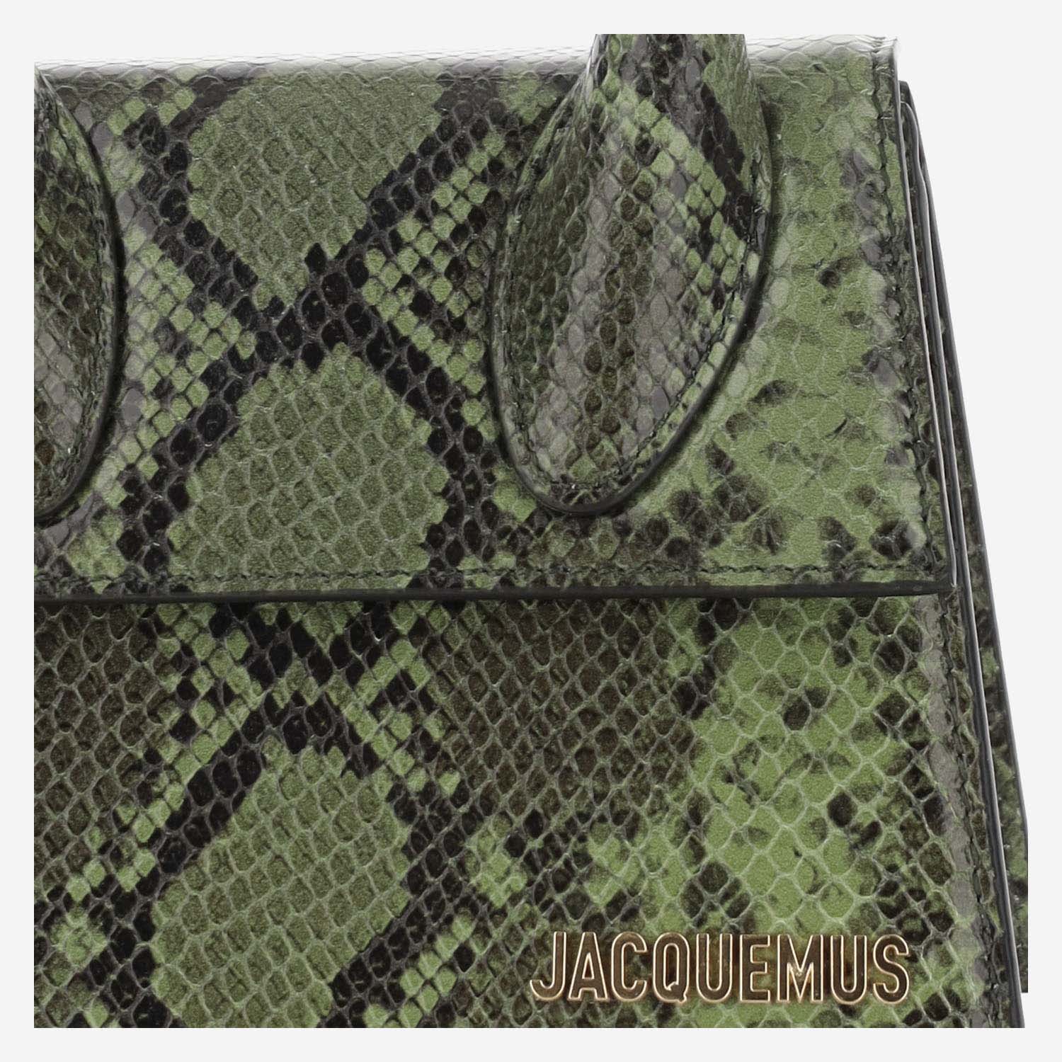 Shop Jacquemus Le Chiquito Moyen Bag In Green