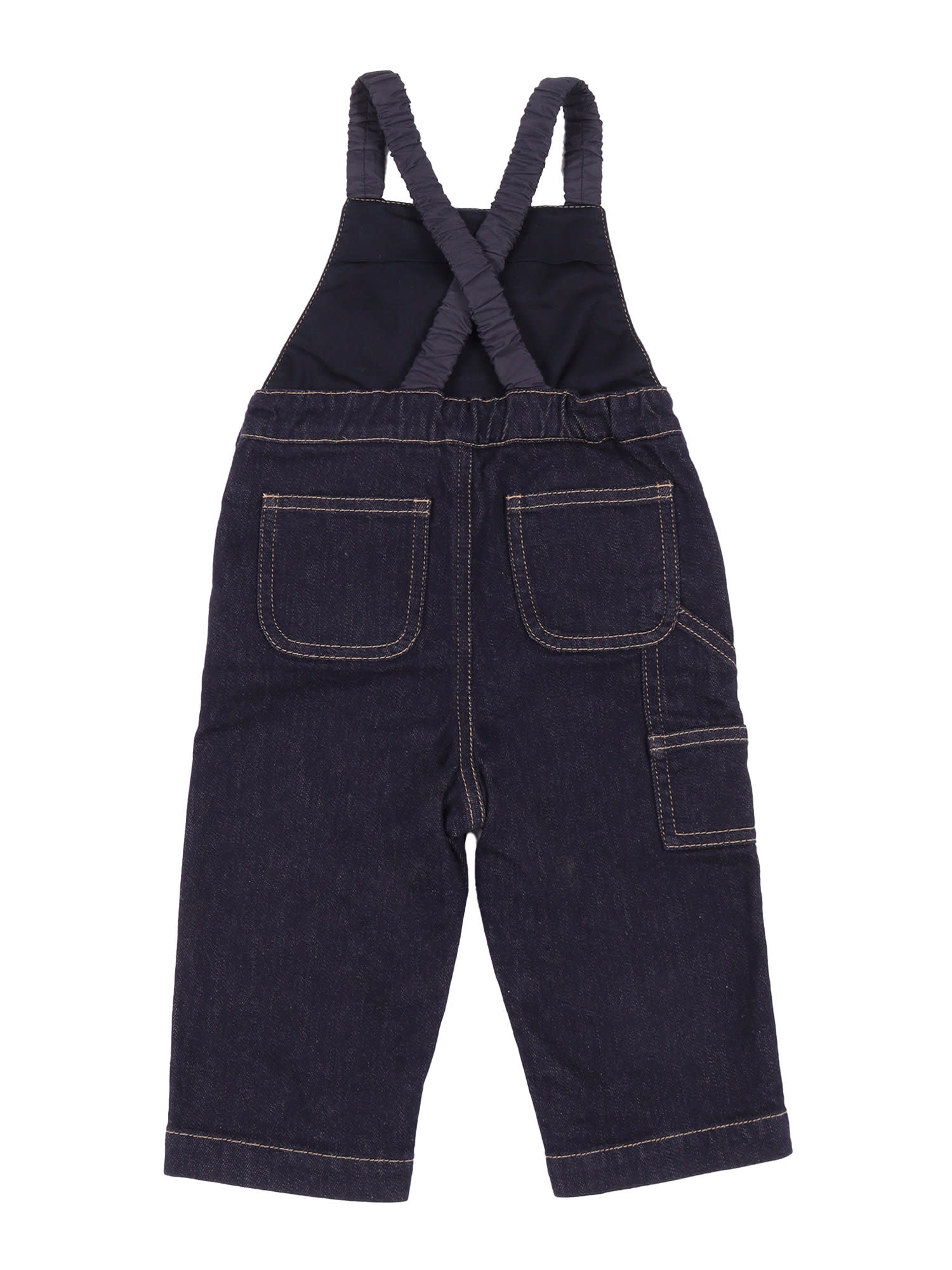 Moncler Overall In Blue