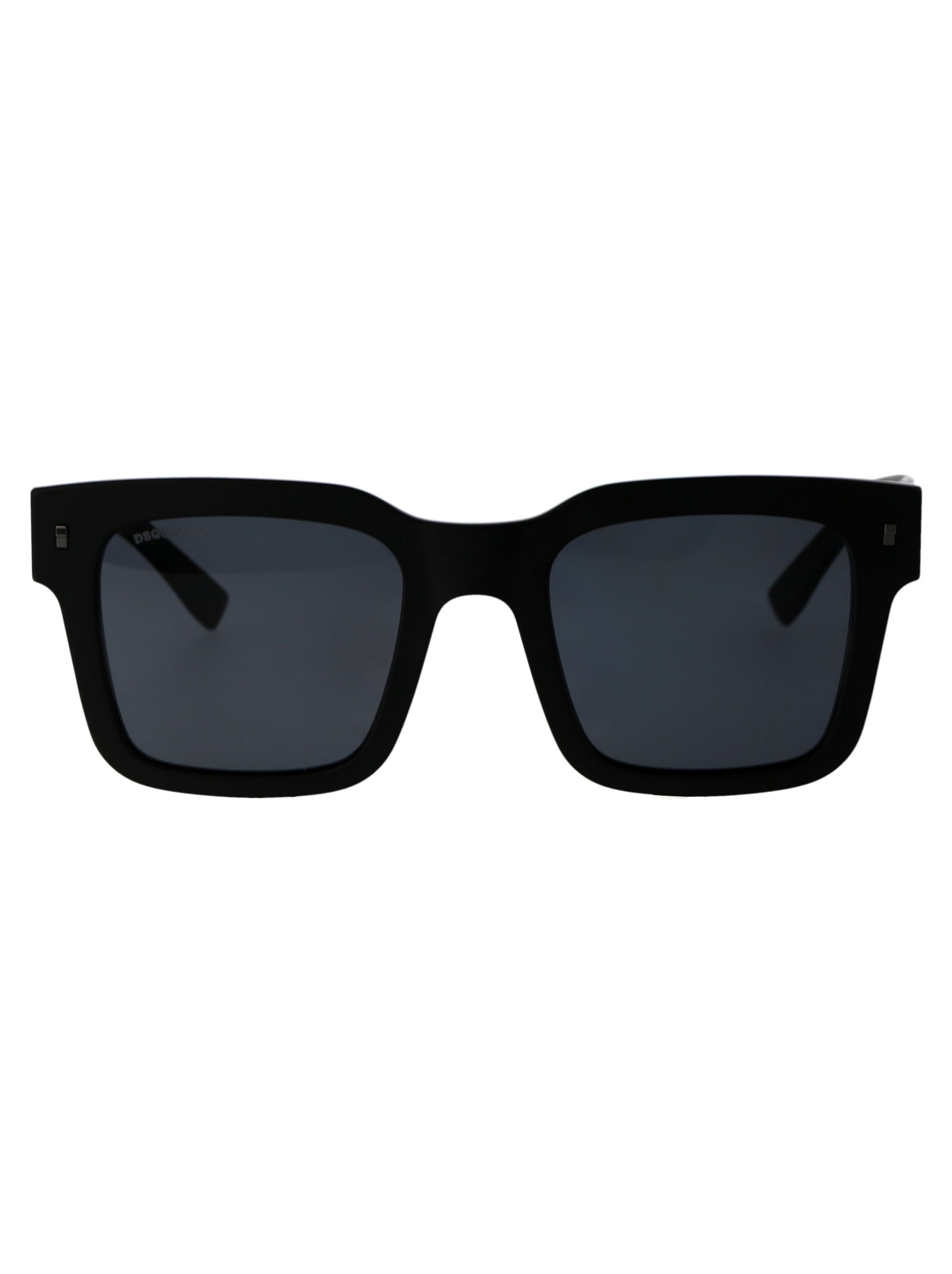 Shop Dsquared2 Icon 0010/s Sunglasses In 003ir Matte Black