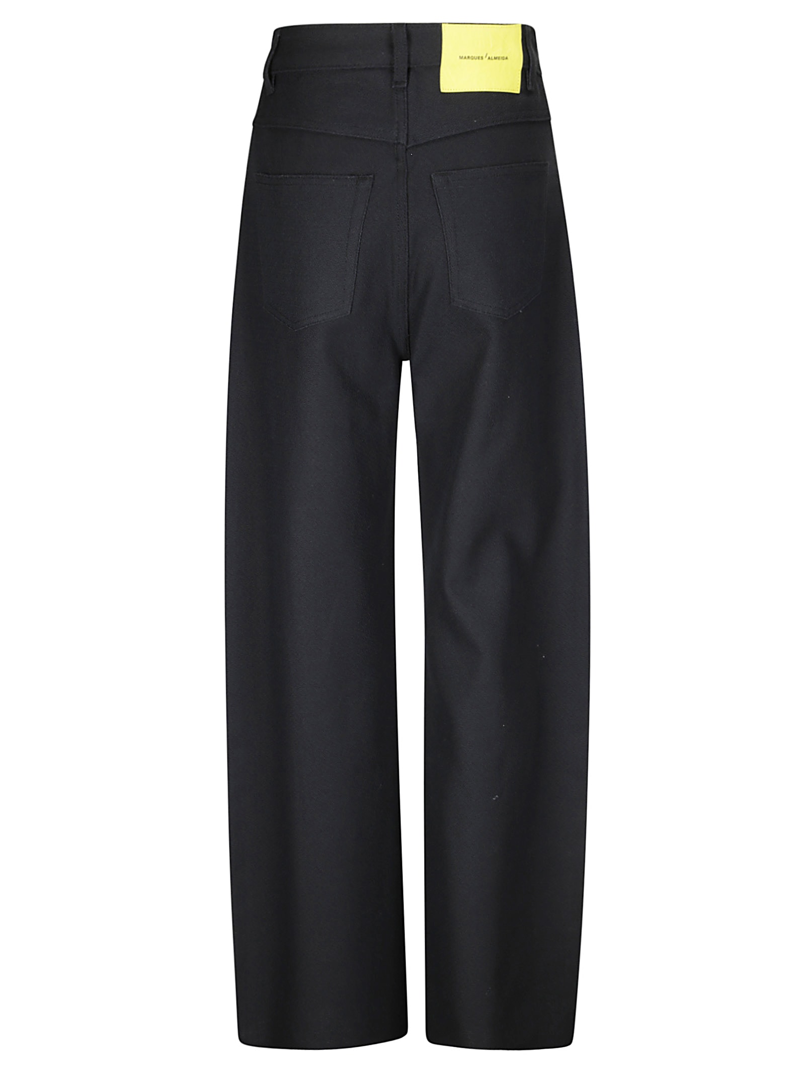 Shop Marques' Almeida Boyfriend Trousers In Black