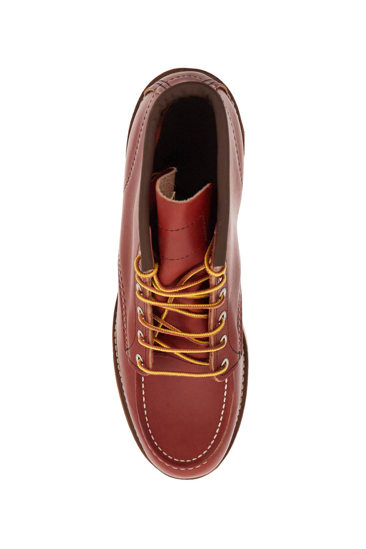 Shop Red Wing Classic Moc Ankle Boots In Oro Russet (red)