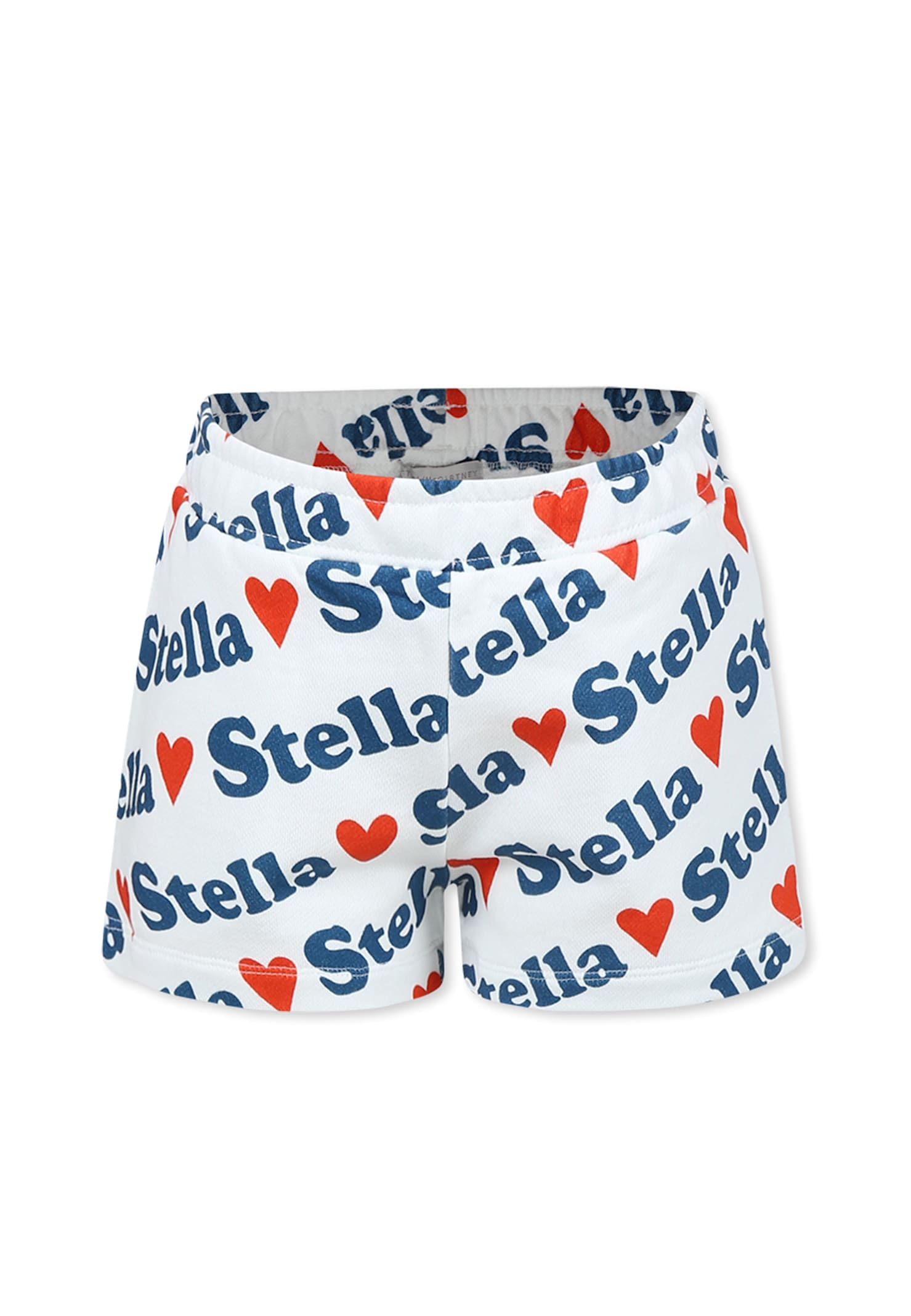 Stella Mccartney Pattern Shorts In White