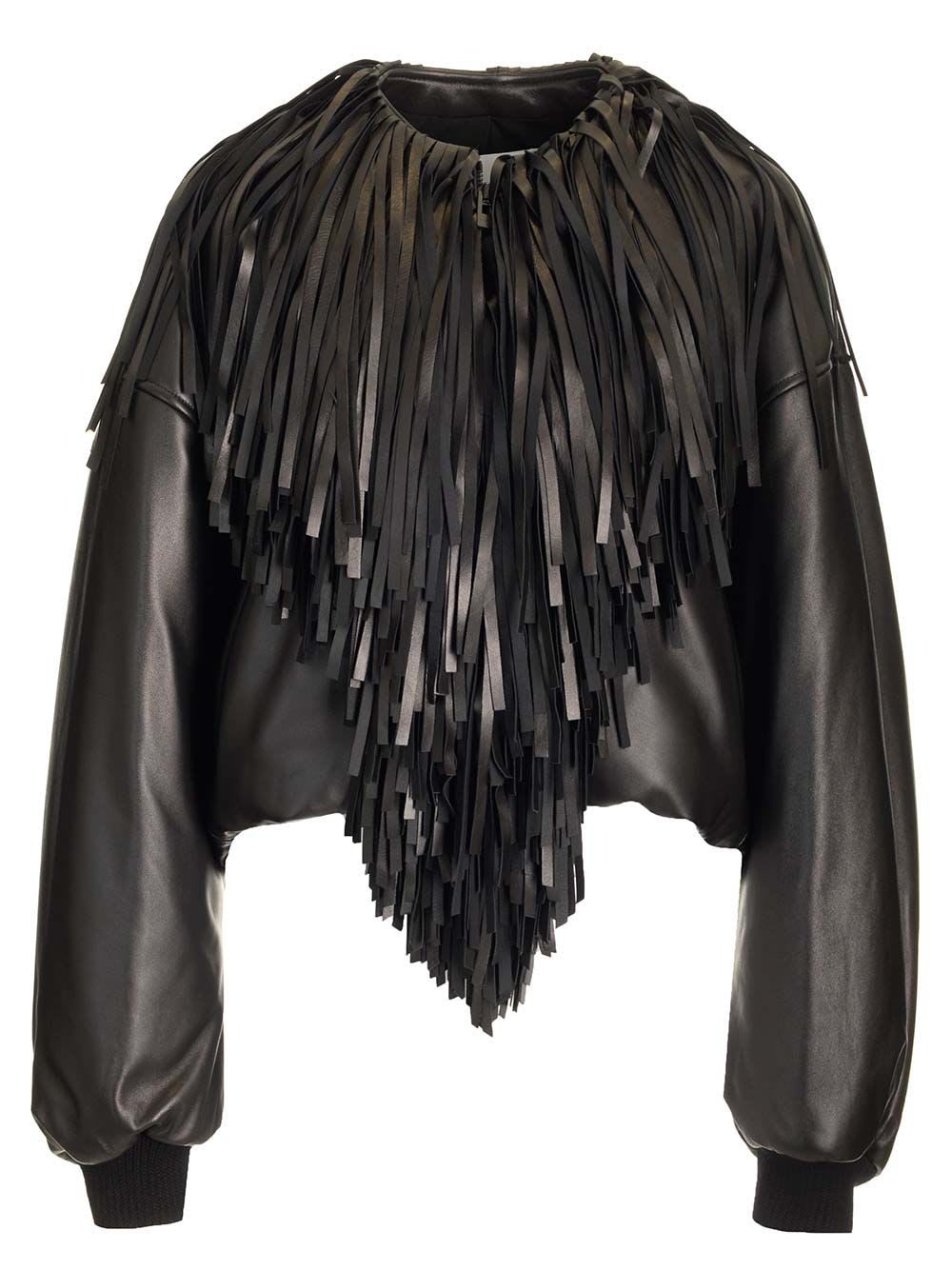 Fringed Bomber Jacket