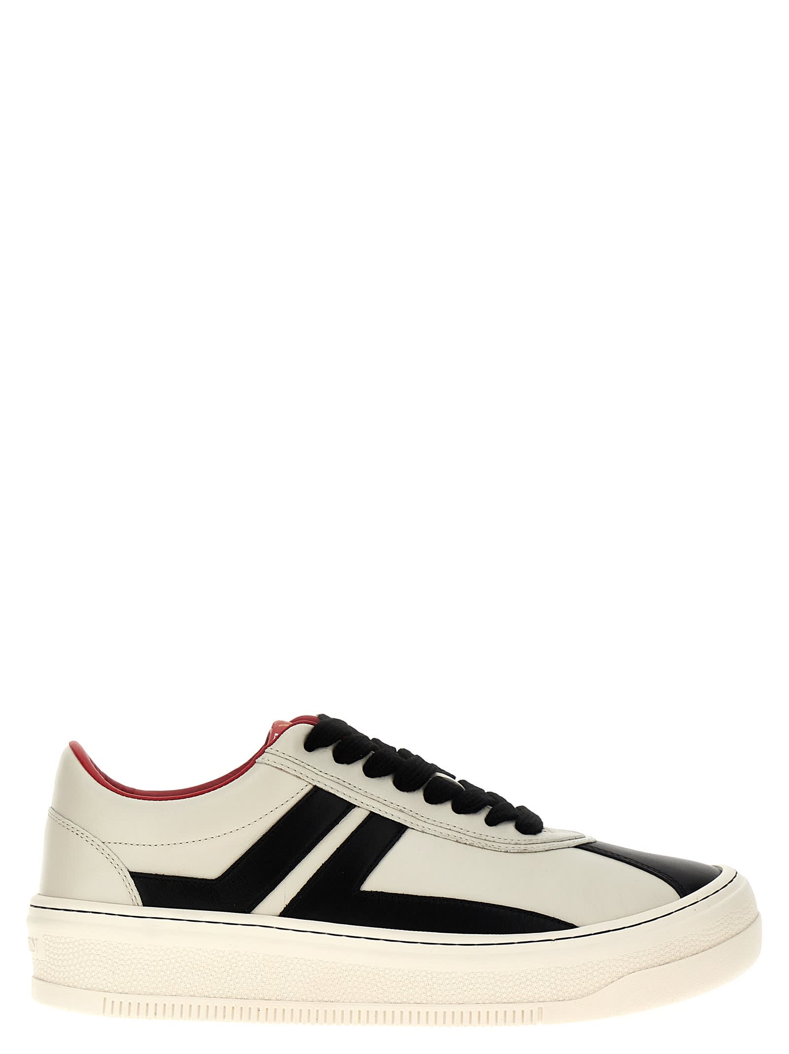 Lanvin Sneakers In White/black