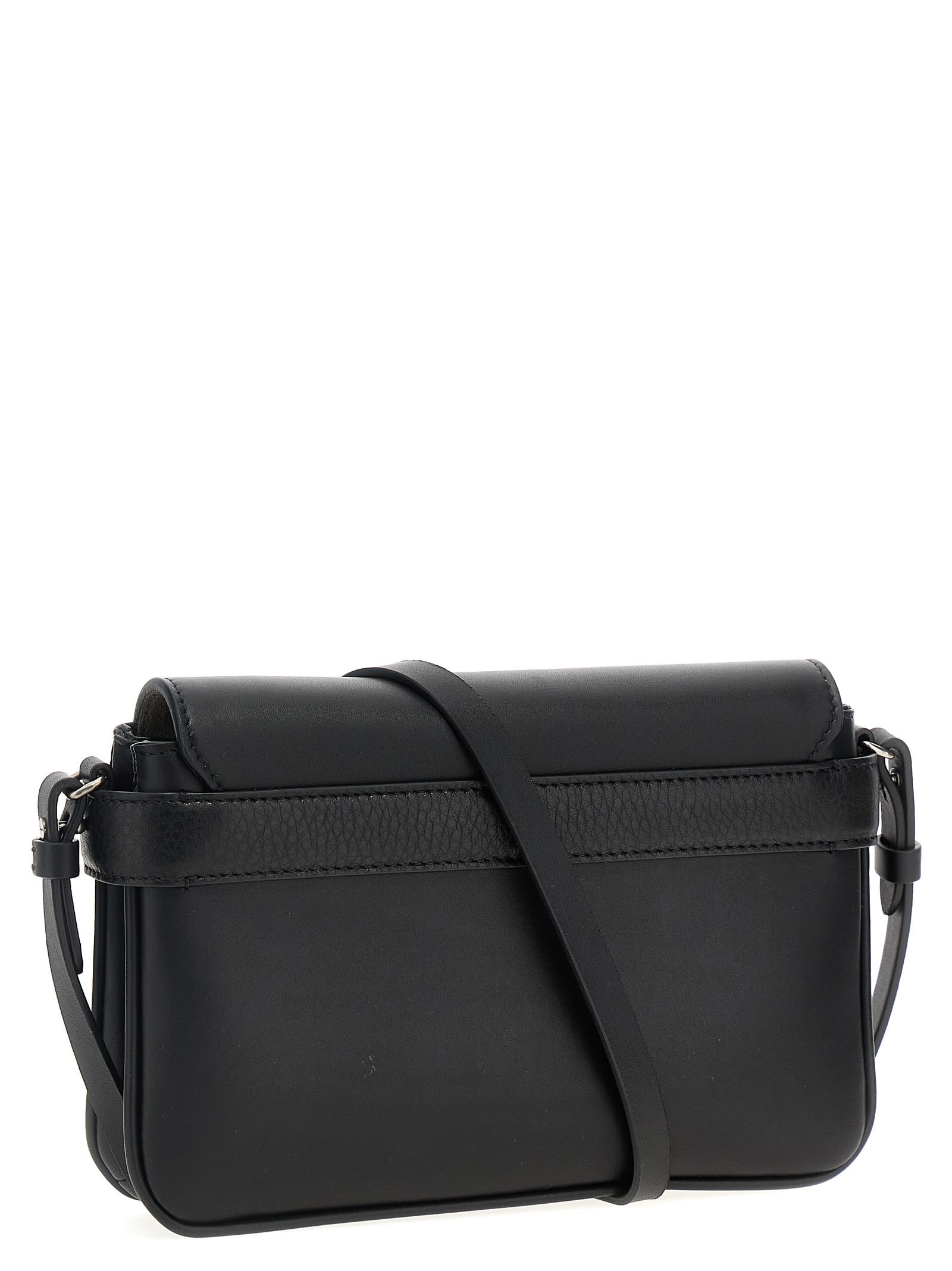 Shop Brunello Cucinelli Belt Detail Crossbody Bag In Black