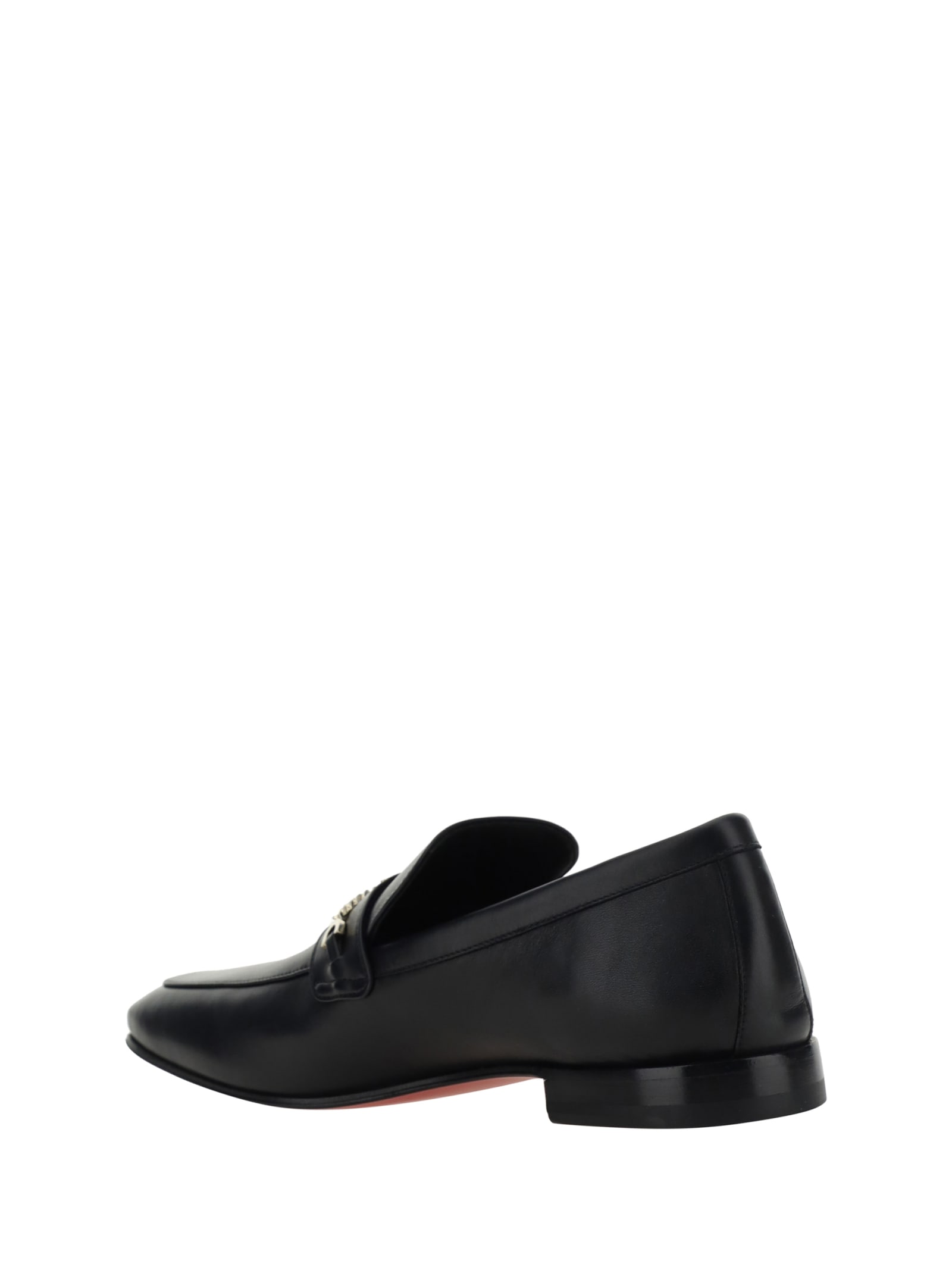 Shop Christian Louboutin Mj Moc Loafers In Black