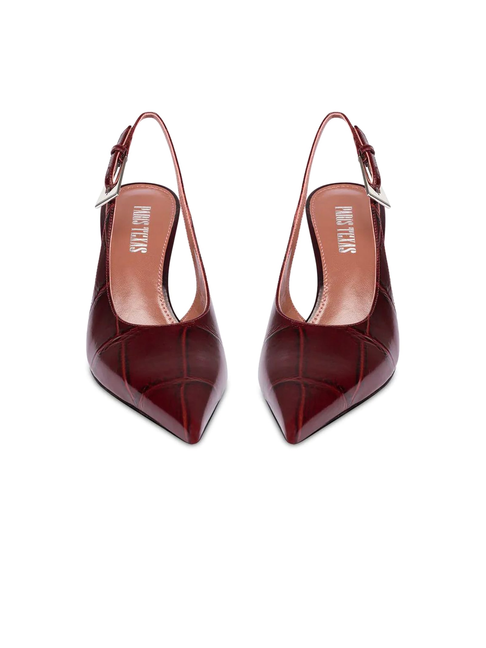 Shop Paris Texas Jessica Slingback 75 In Bordeaux