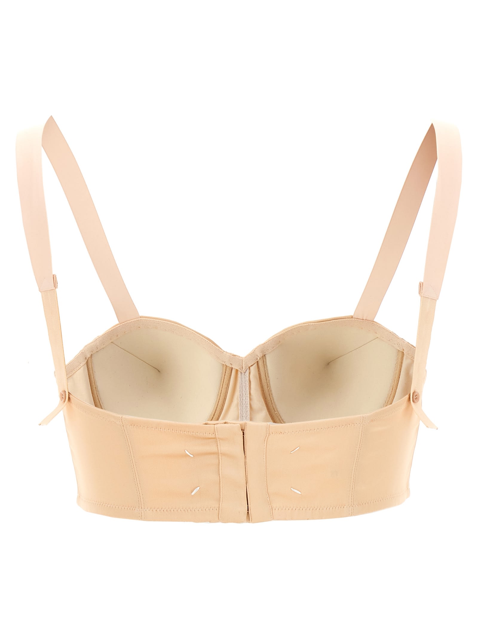 Shop Maison Margiela Toe Cup Bra In Pink